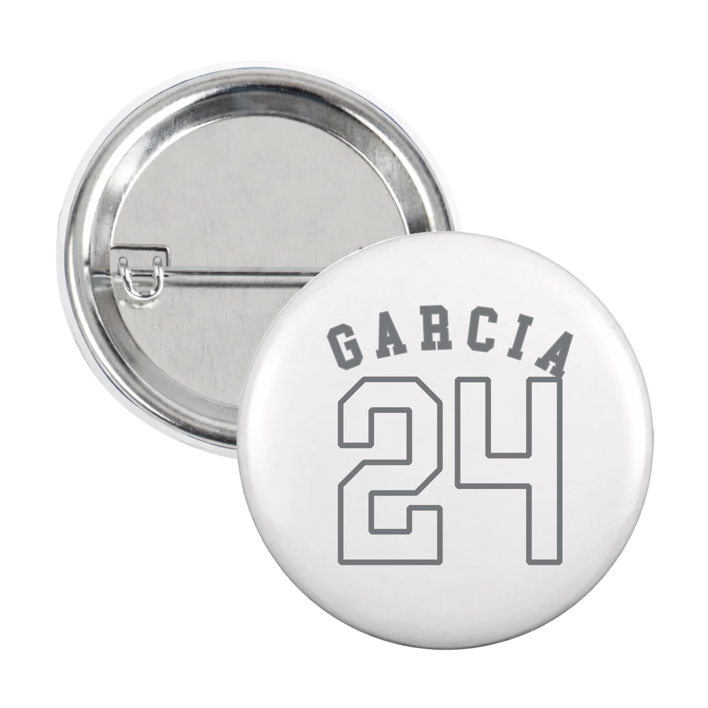 Game Day Button — Shirsey Arch in White
