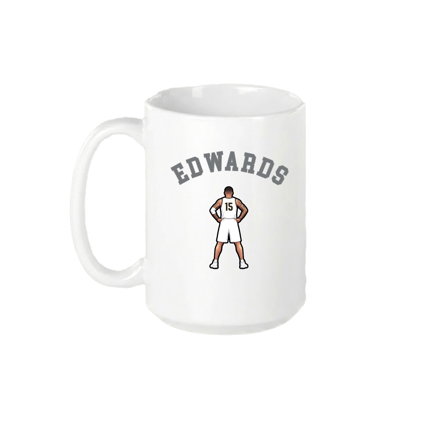 15oz Coffee Mug — Shirsey Arch in White