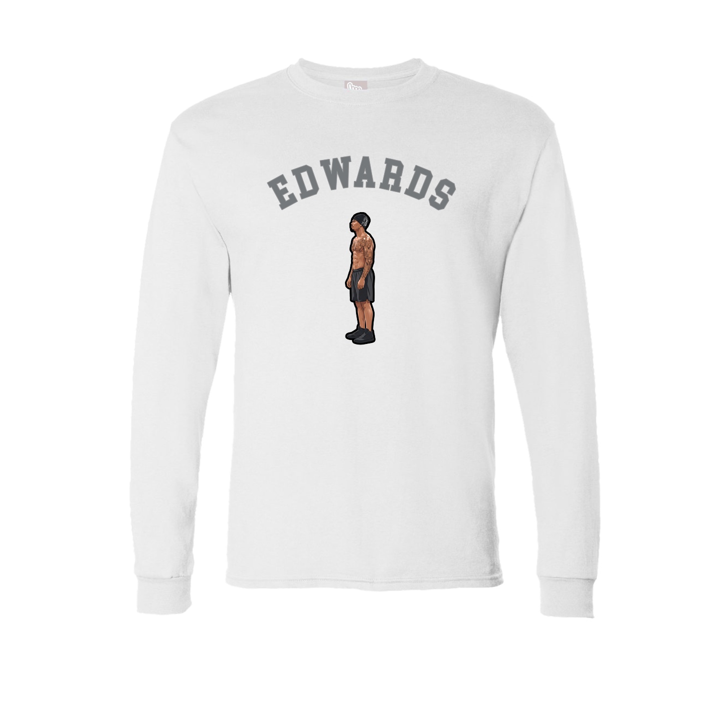 Long Sleeve Tee — Shirsey Arch in White