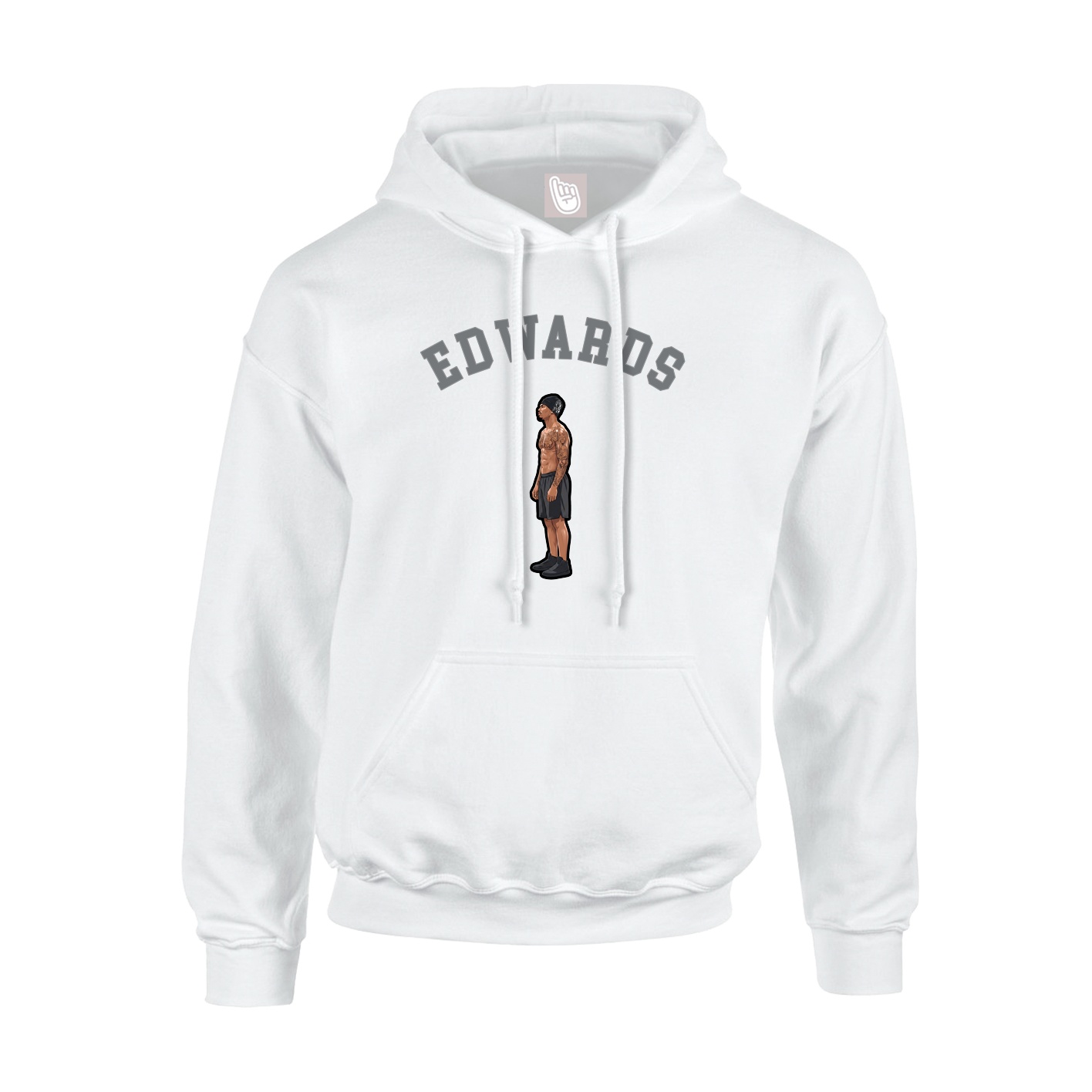 Youth Hoodie — Shirsey Arch in White