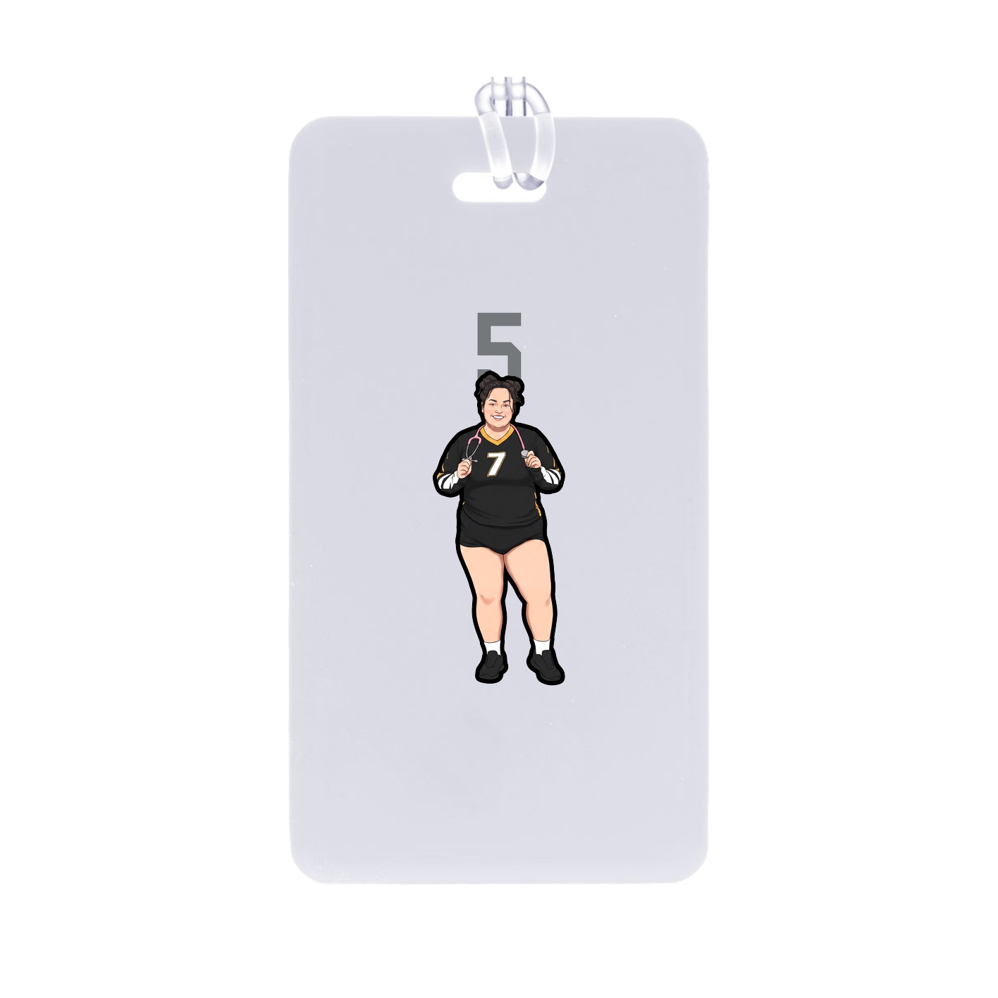 Bag Tag — Number Top in Classic