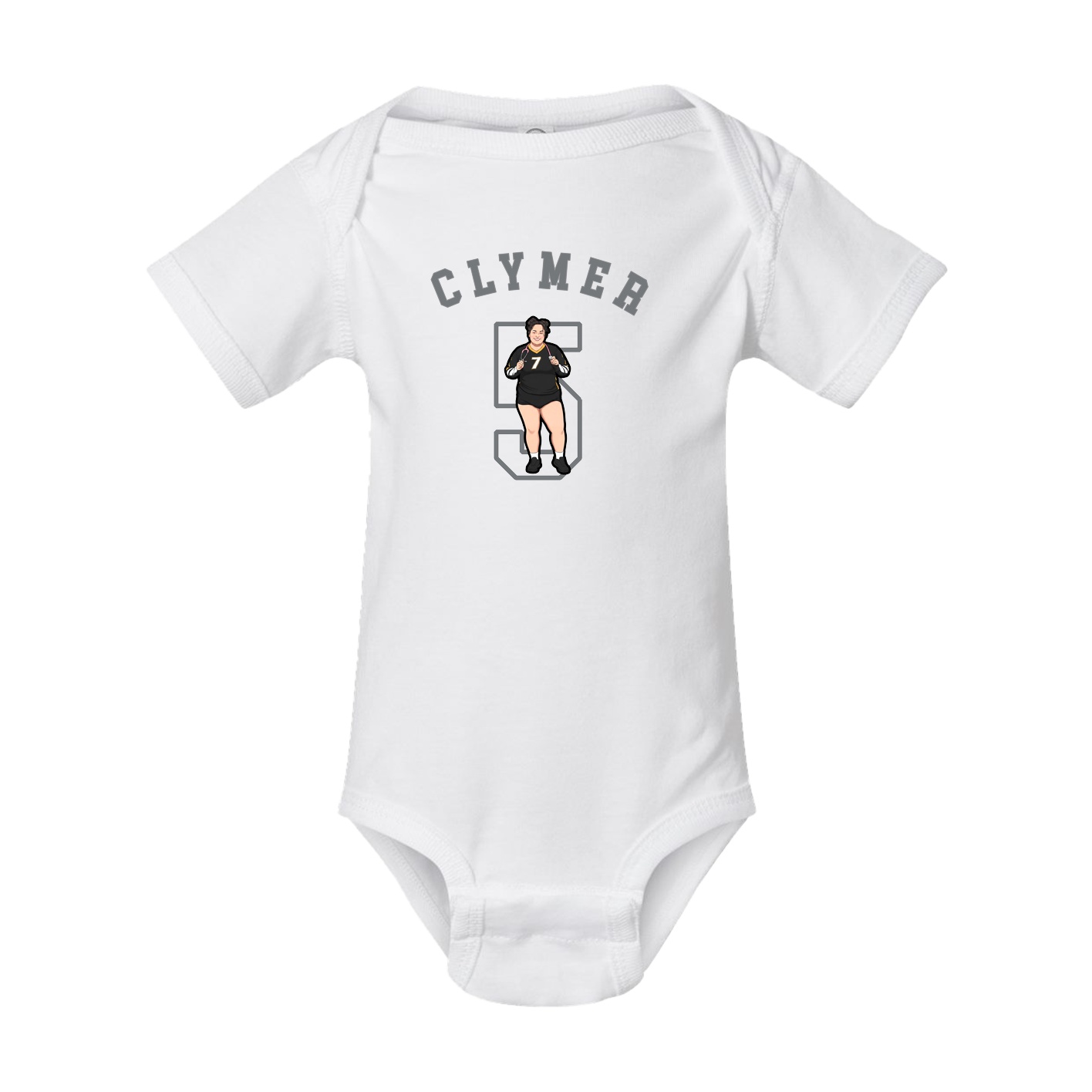 Baby Onesie — Shirsey Arch in White