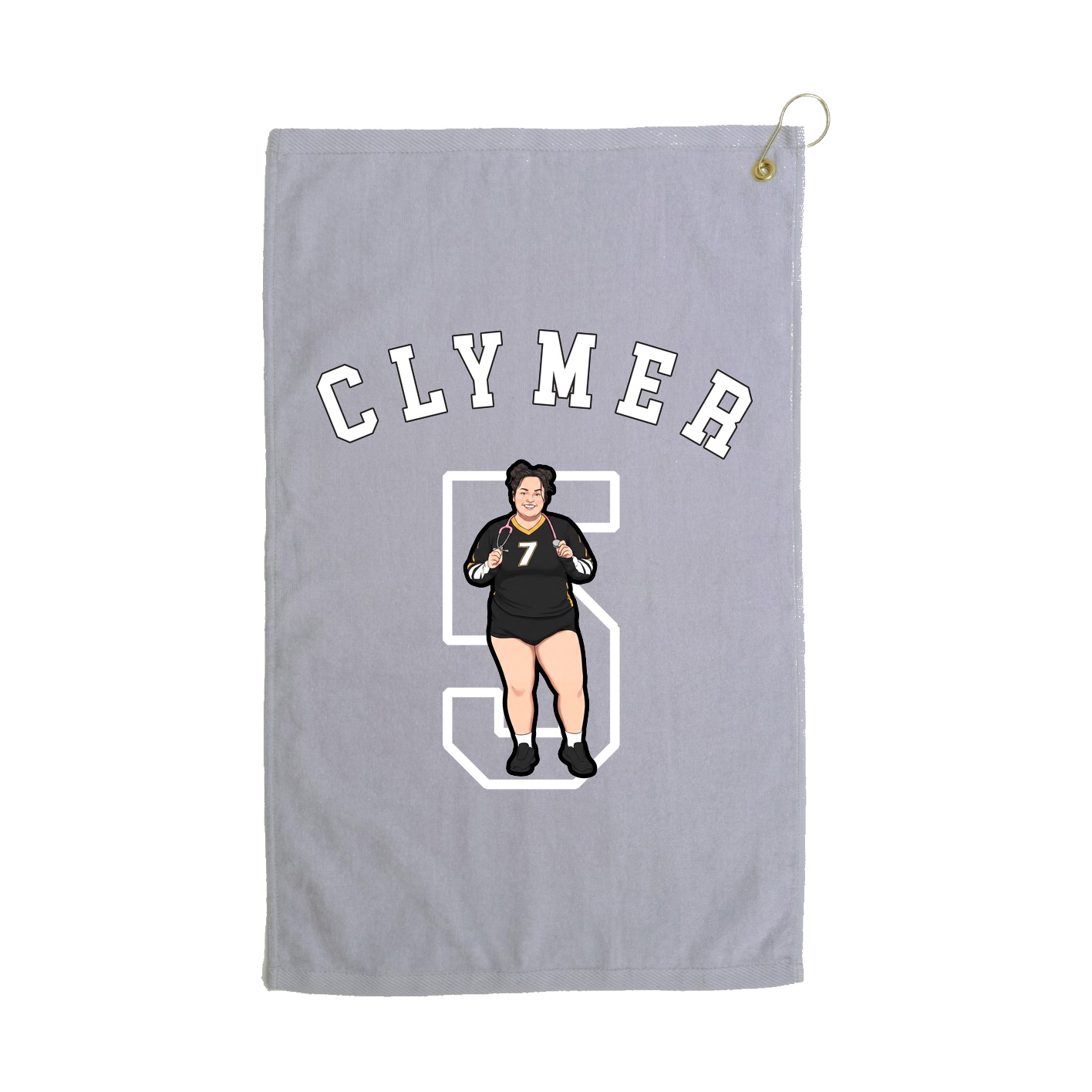 Golf Towel — Shirsey Arch in Grey