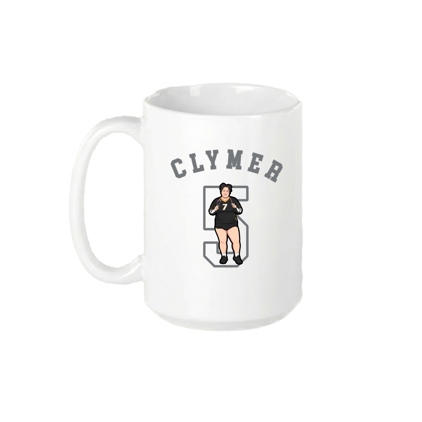 15oz Coffee Mug — Shirsey Arch in White