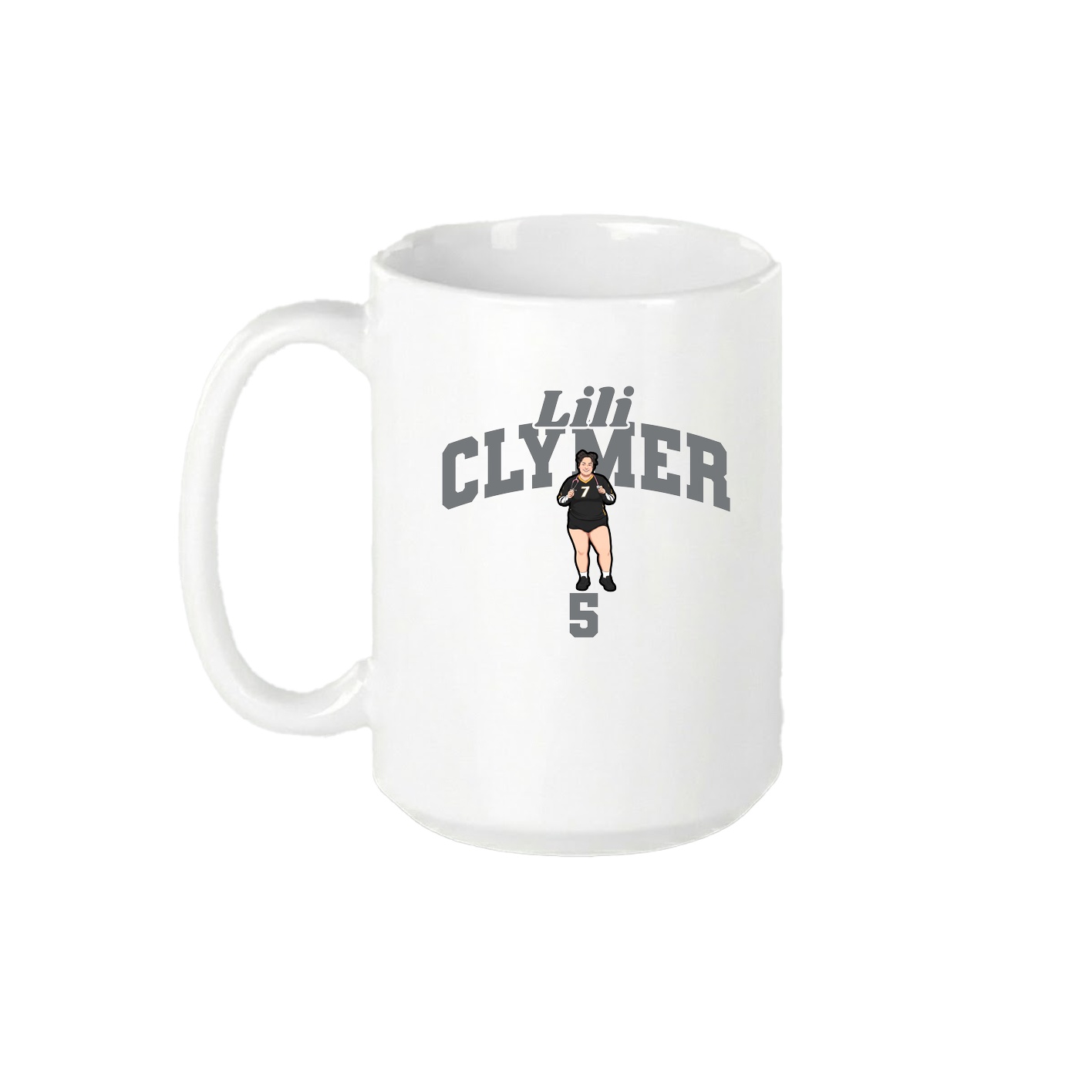 15oz Coffee Mug — Signature Arch in White