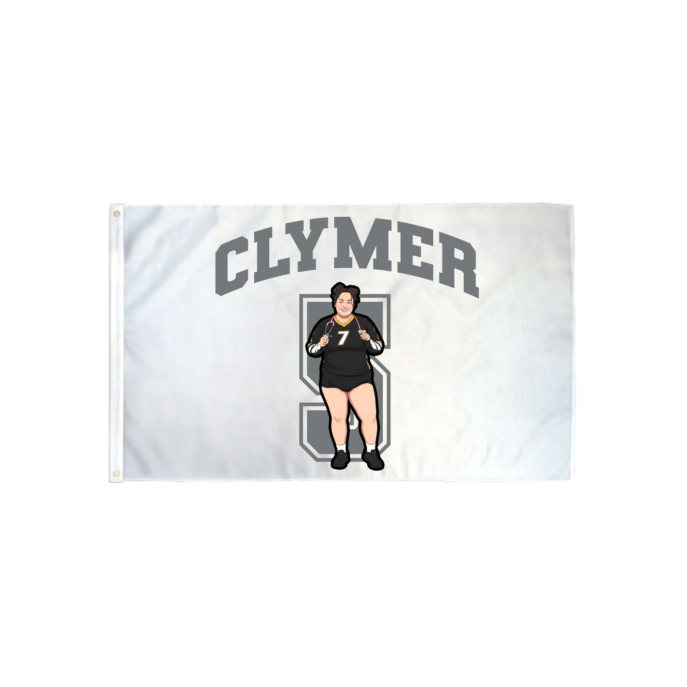 3x5 Flag — Number in Classic
