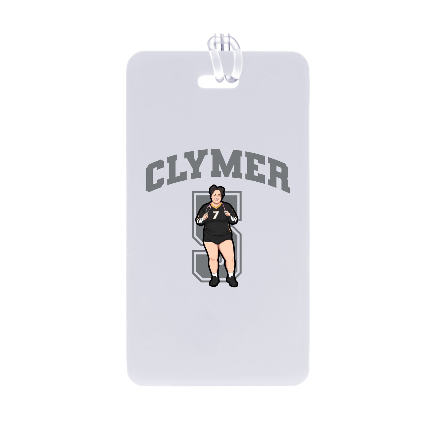 Bag Tag — Number in Classic