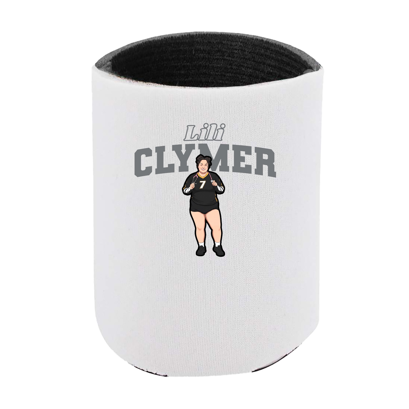 Can Holder — Name Arch in White