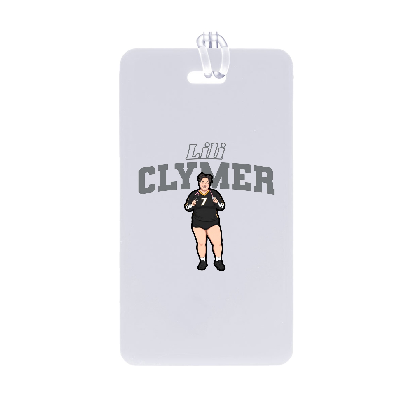 Bag Tag — Name Arch in Classic