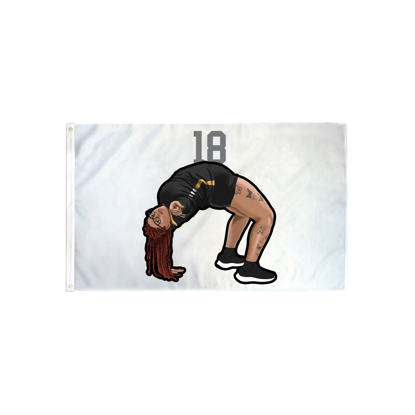 3x5 Flag — Number Top in Classic