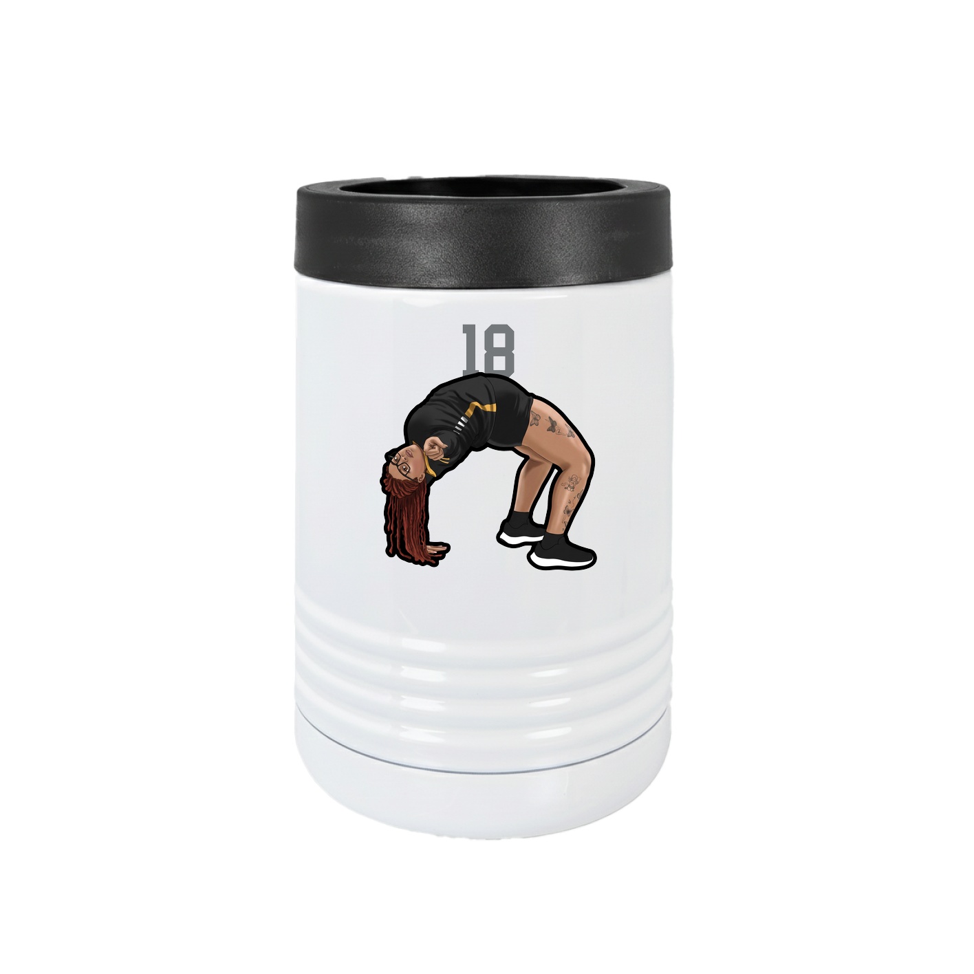 Beverage Holder — Number Top in White