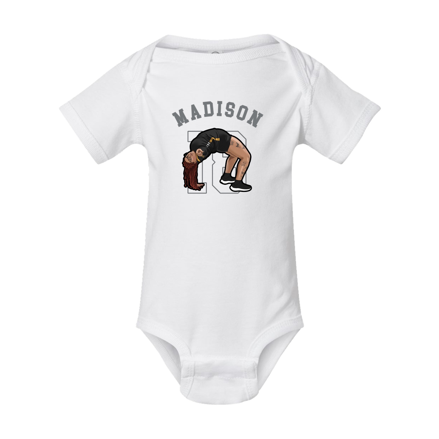 Baby Onesie — Shirsey Arch in White