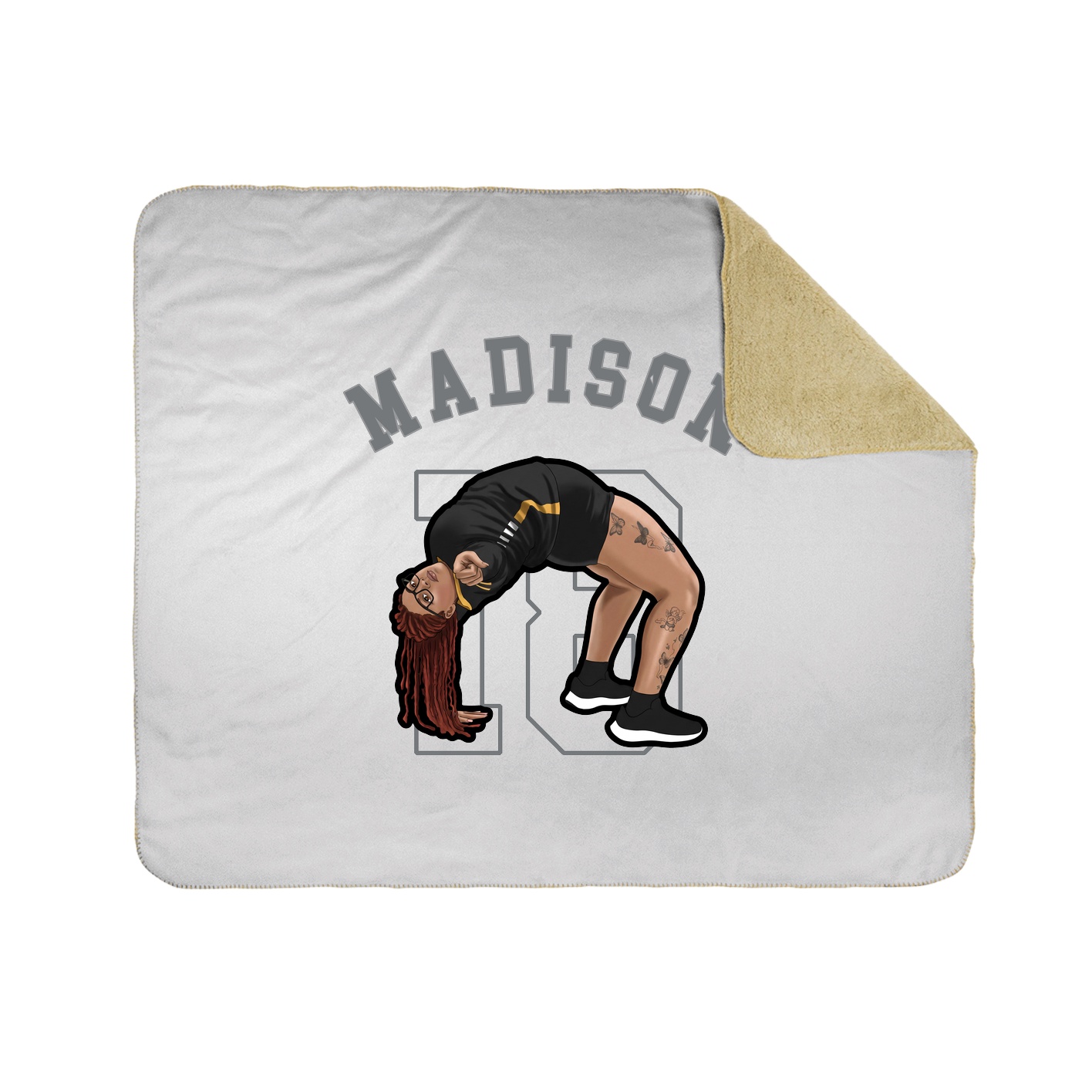 Throw Blanket — Shirsey Arch in White