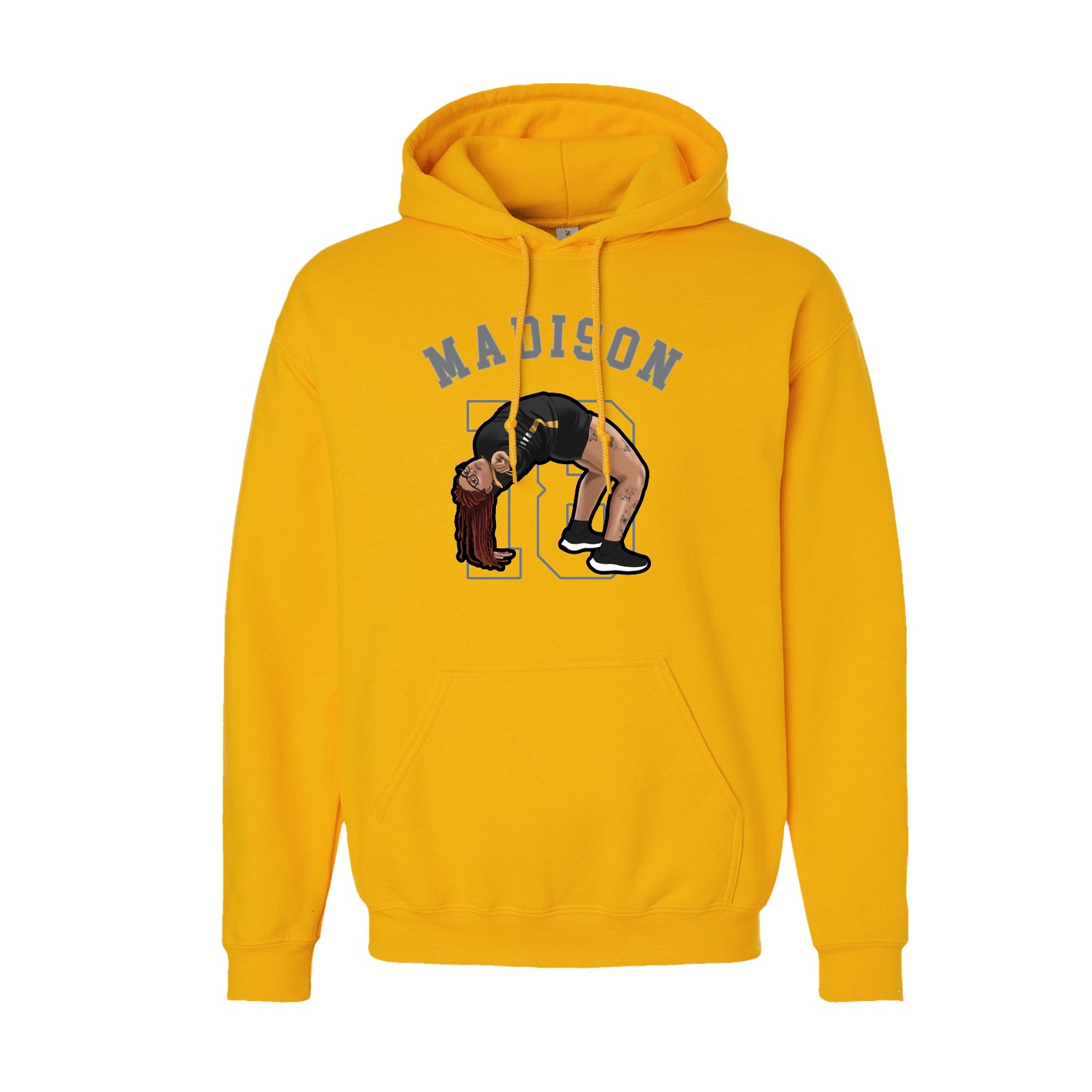 Youth Hoodie — Shirsey Arch in Gold