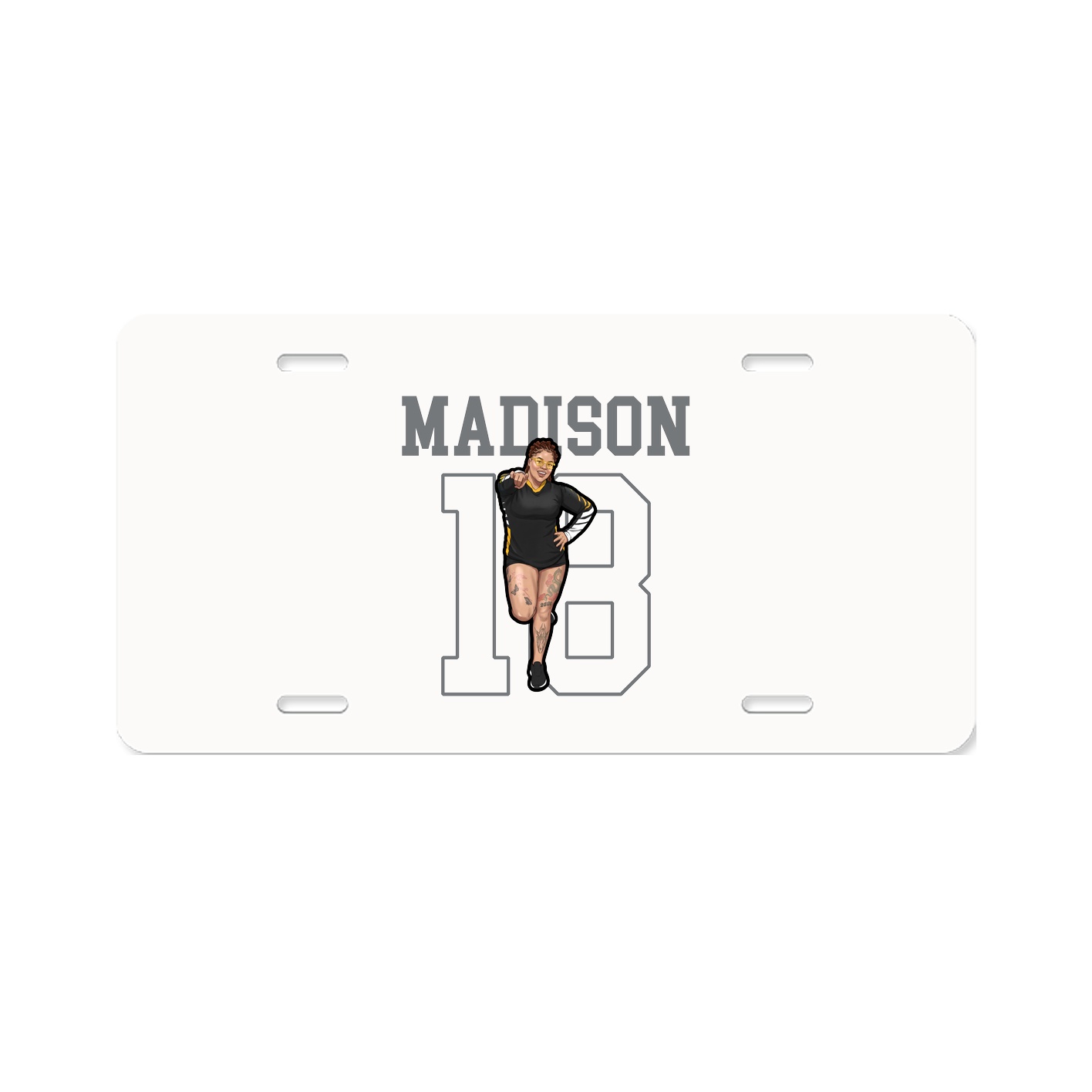 License Plate — Shirsey in Classic