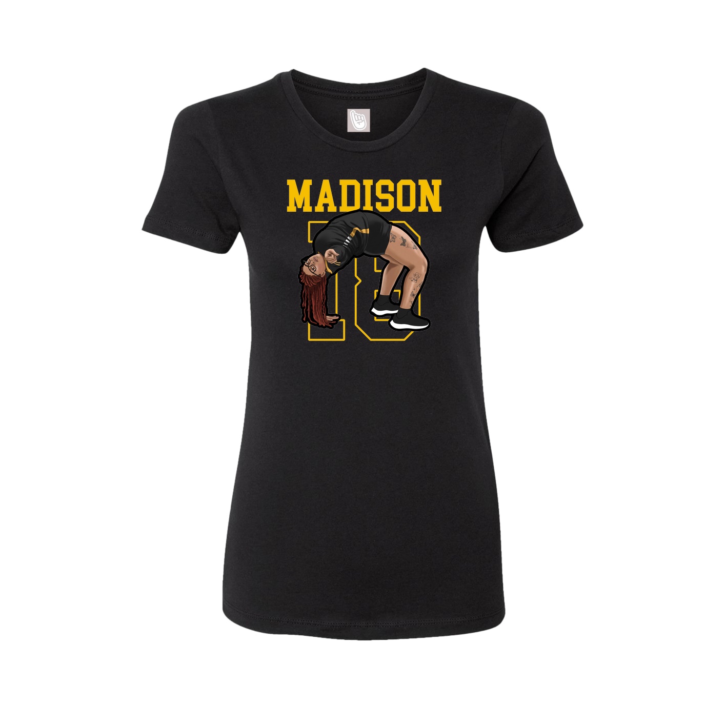 Fitted Women's Tee — Shirsey in Black