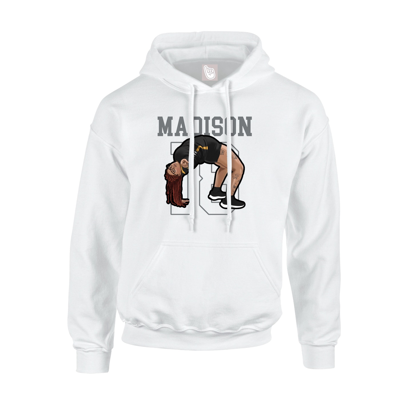 Youth Hoodie — Shirsey in White