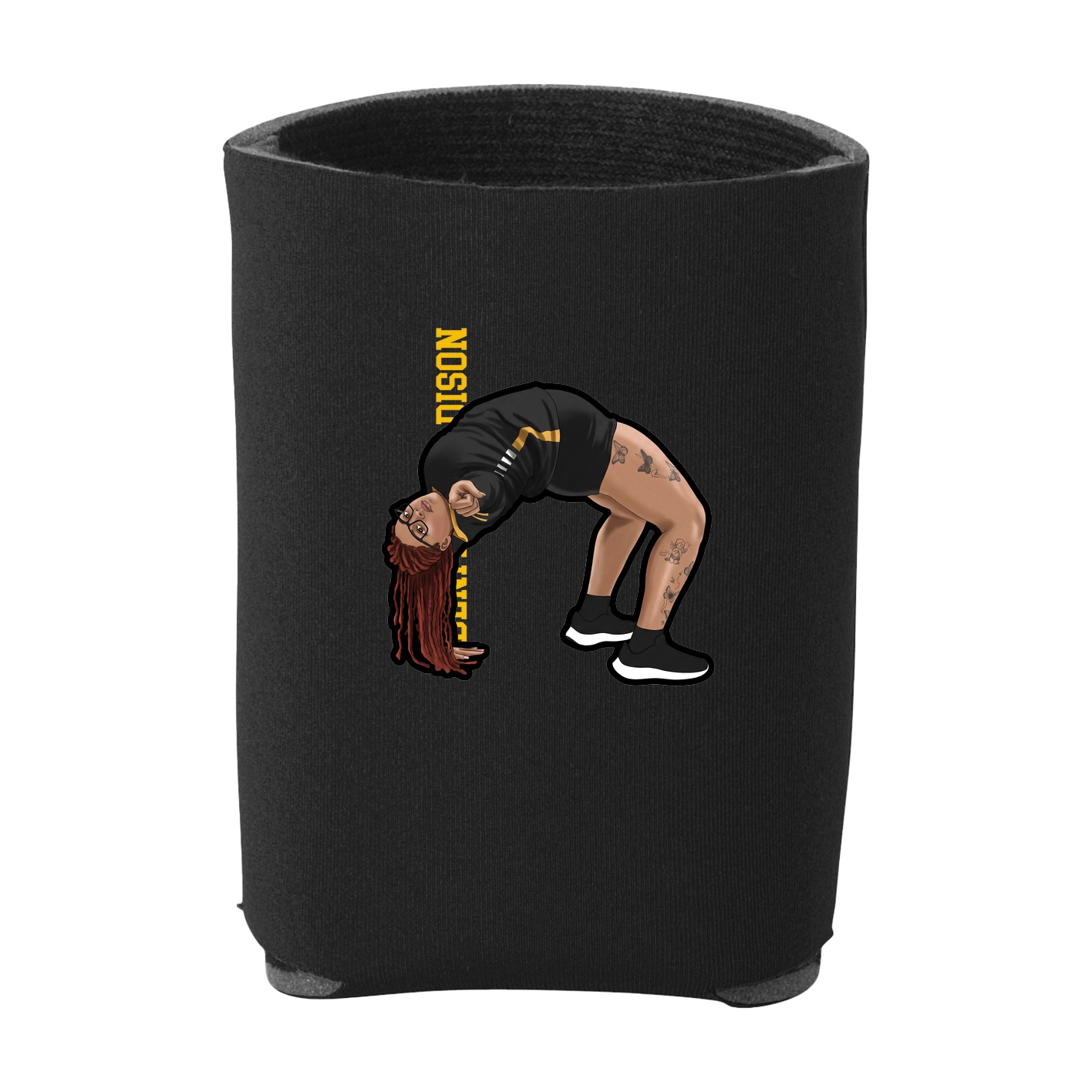 Can Holder — Name Vertical in Black