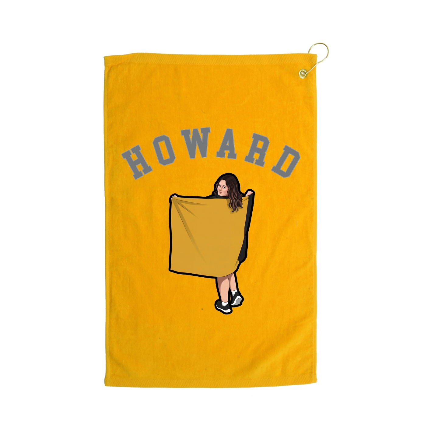 Golf Towel — Shirsey Arch in Gold