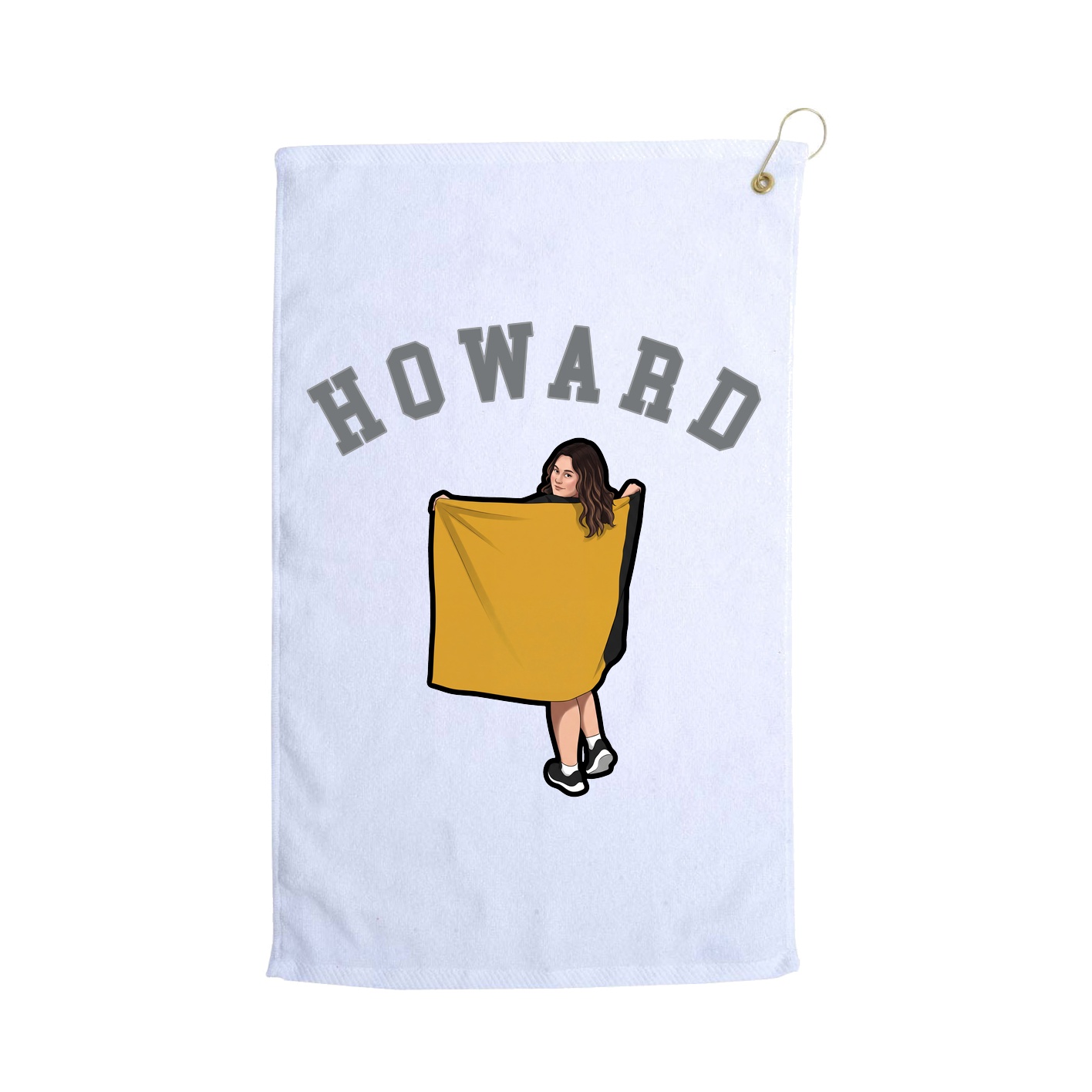Golf Towel — Shirsey Arch in White