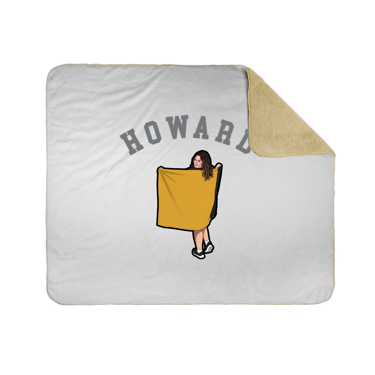 Throw Blanket — Shirsey Arch in White