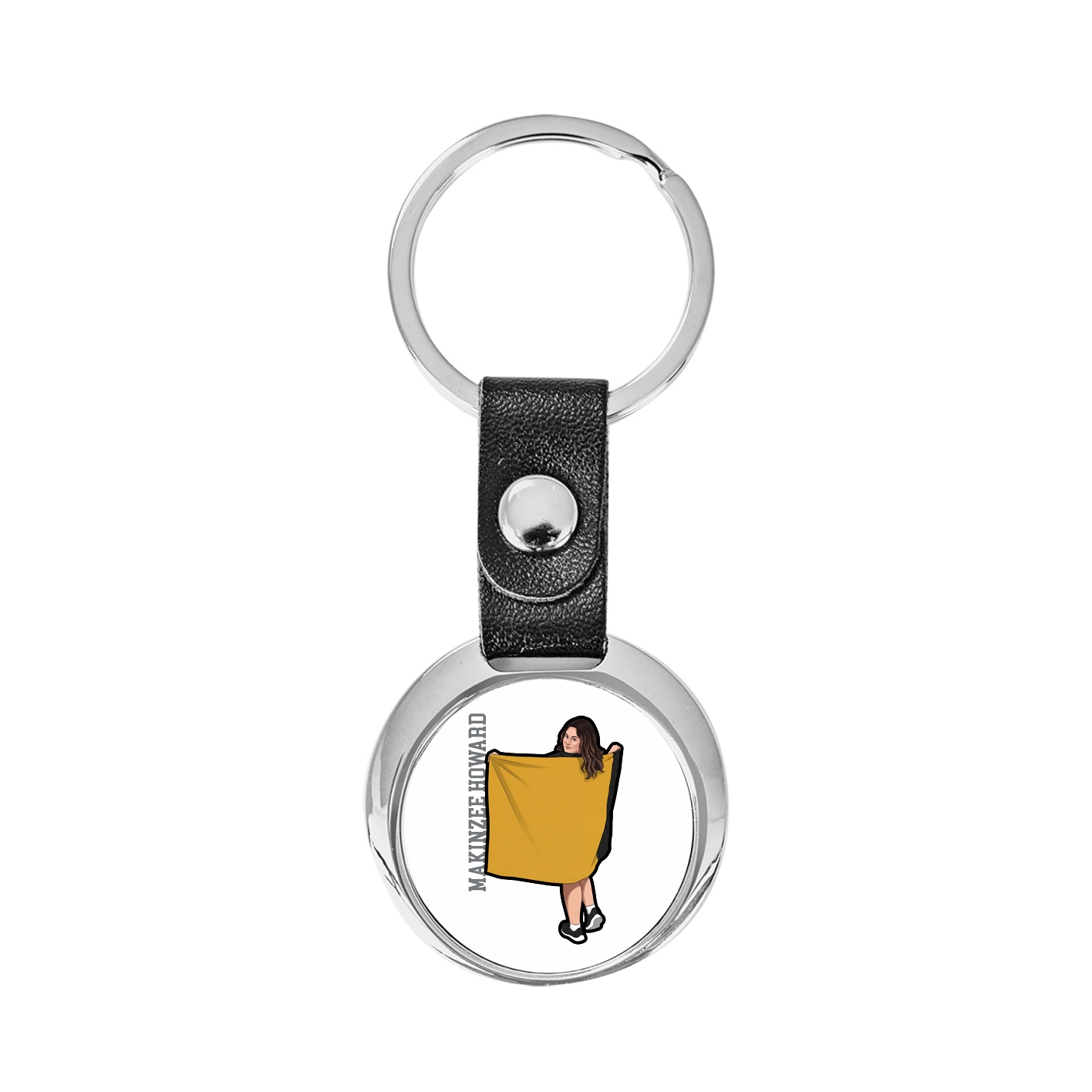 Key Chain — Name Vertical in Classic