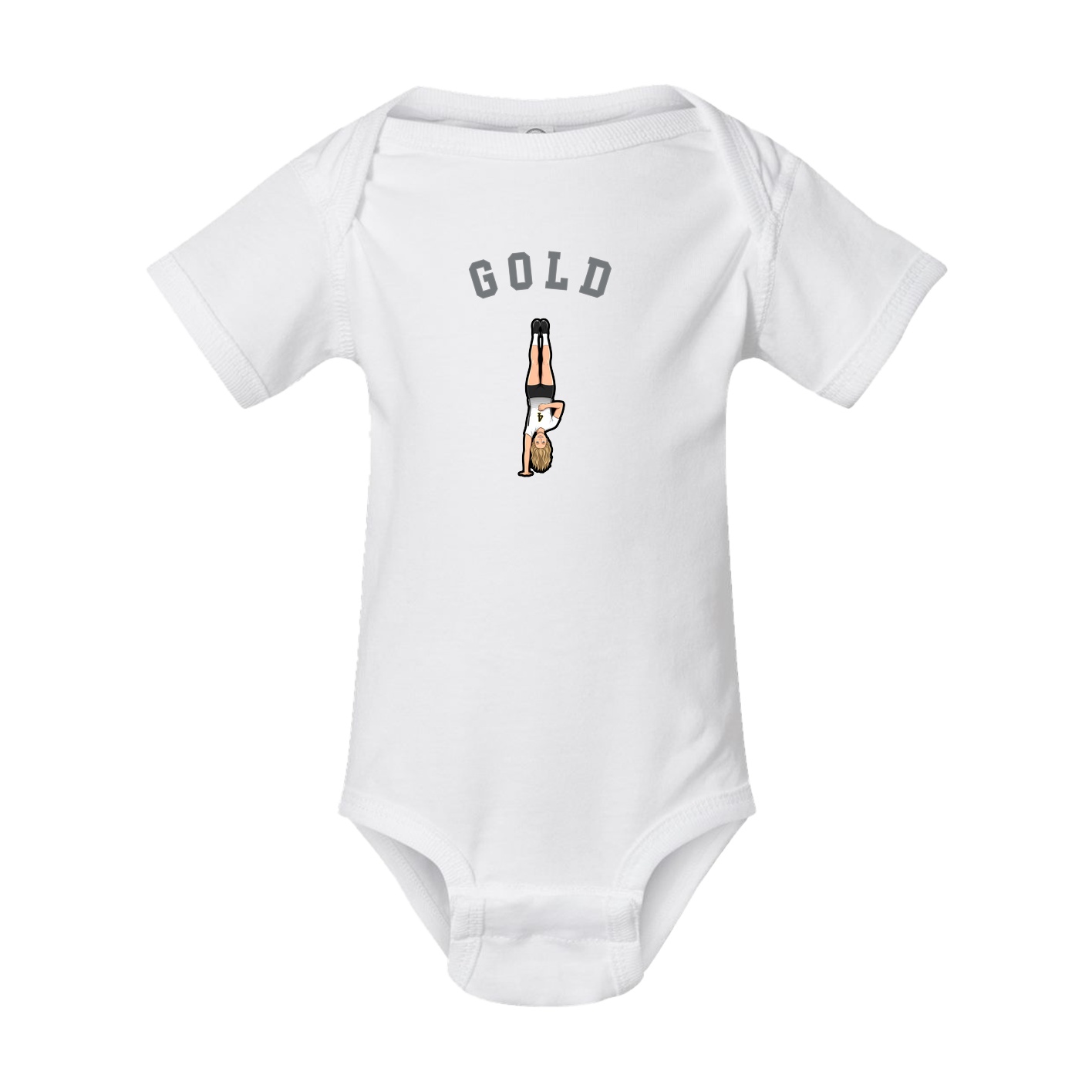 Baby Onesie — Shirsey Arch in White