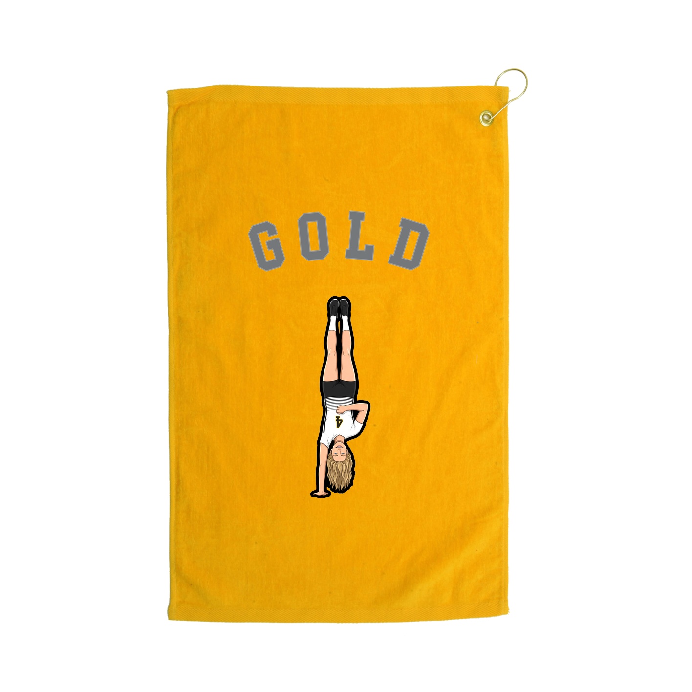 Golf Towel — Shirsey Arch in Gold