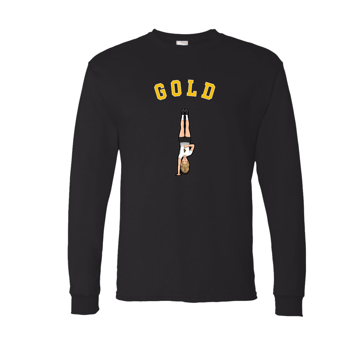 Long Sleeve Tee — Shirsey Arch in Black