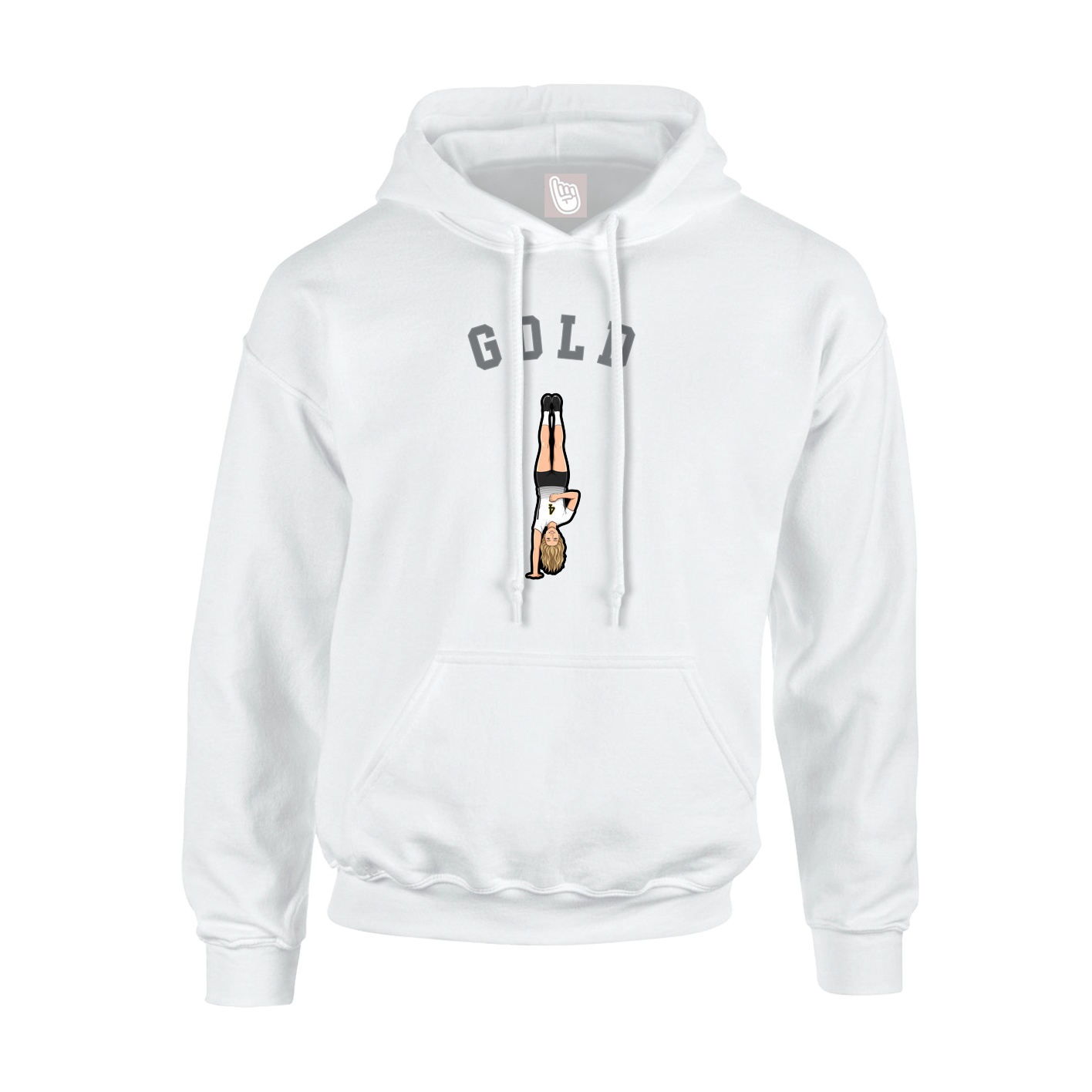 Hoodie — Shirsey Arch in White
