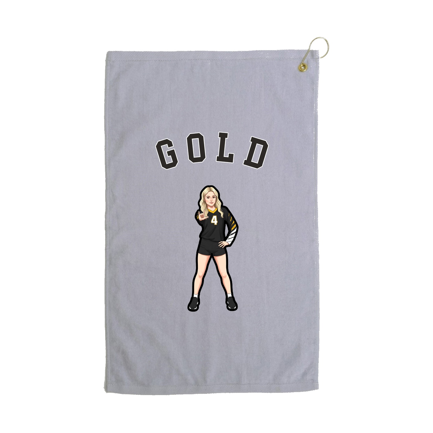 Golf Towel — Shirsey Arch in Grey
