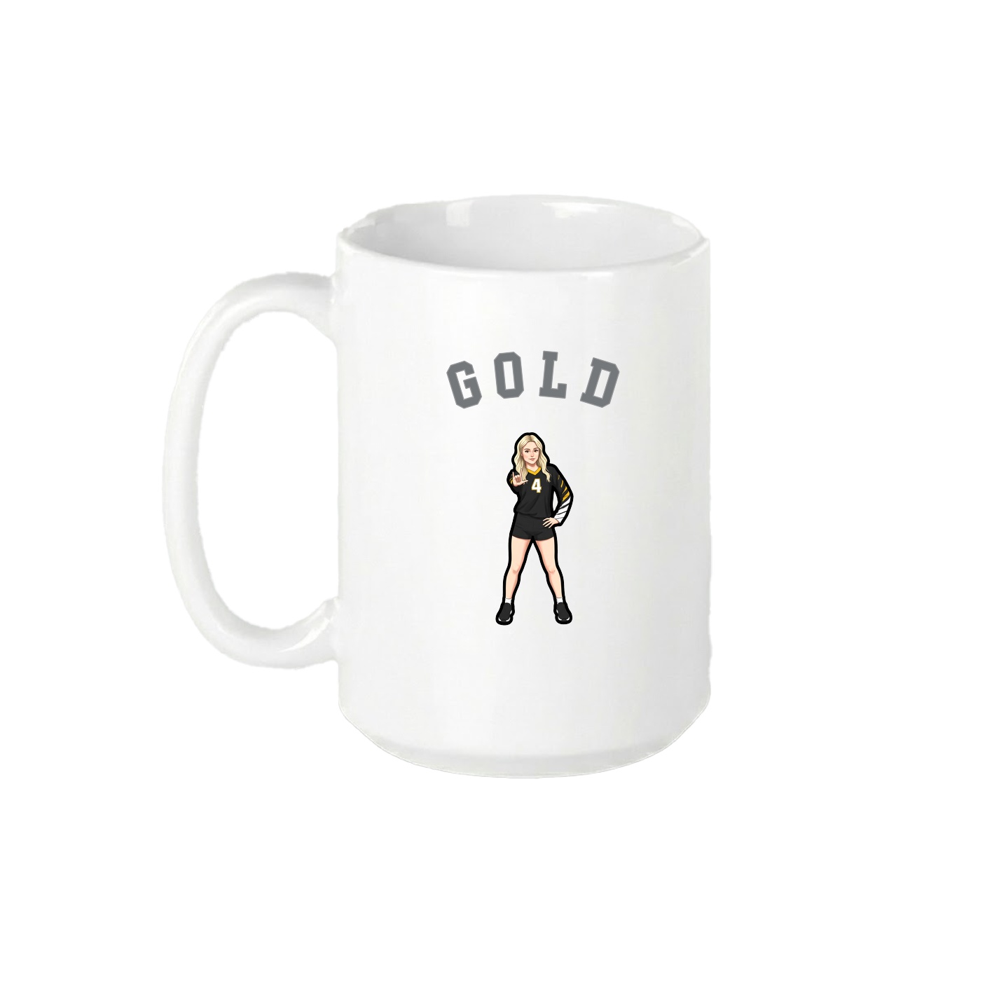 15oz Coffee Mug — Shirsey Arch in White