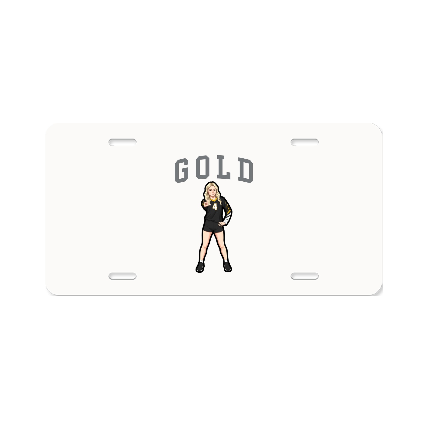 License Plate — Shirsey in Classic