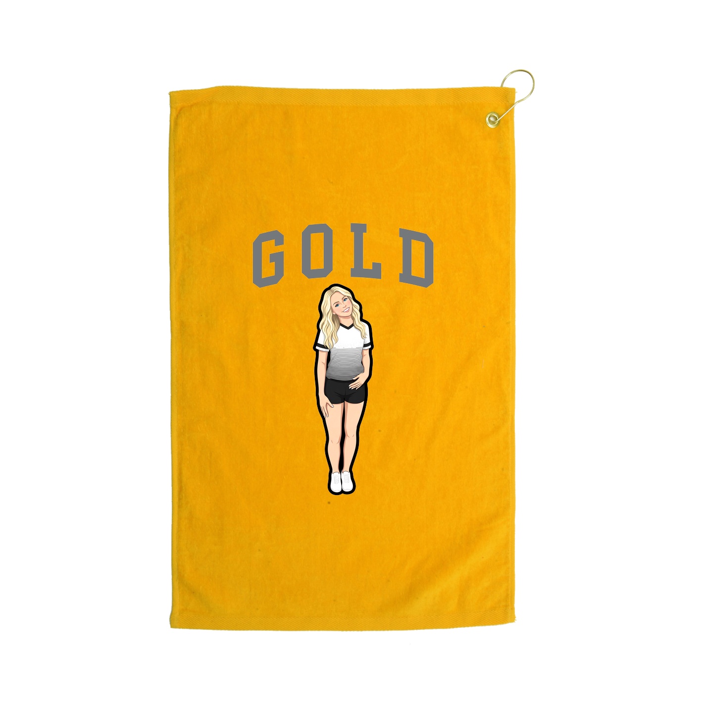 Golf Towel — Shirsey in Gold