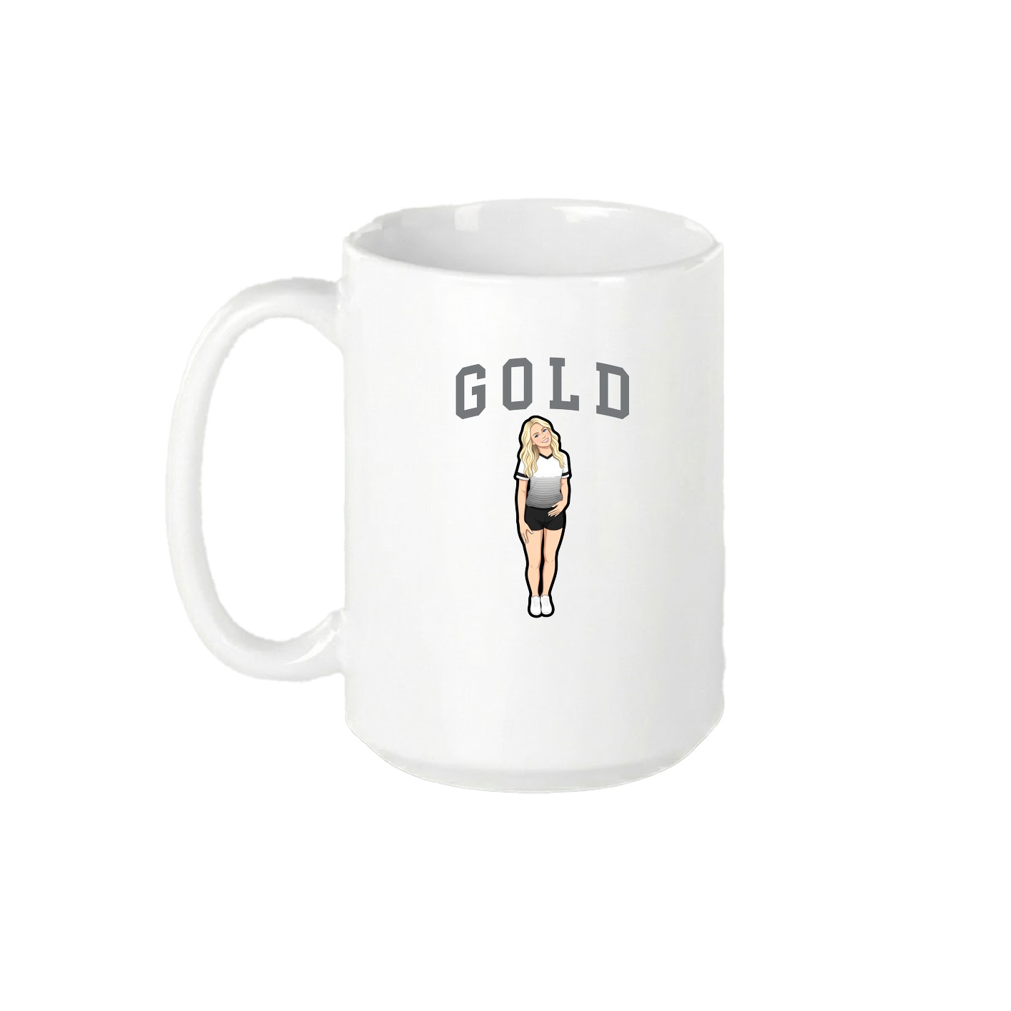 15oz Coffee Mug — Shirsey in White