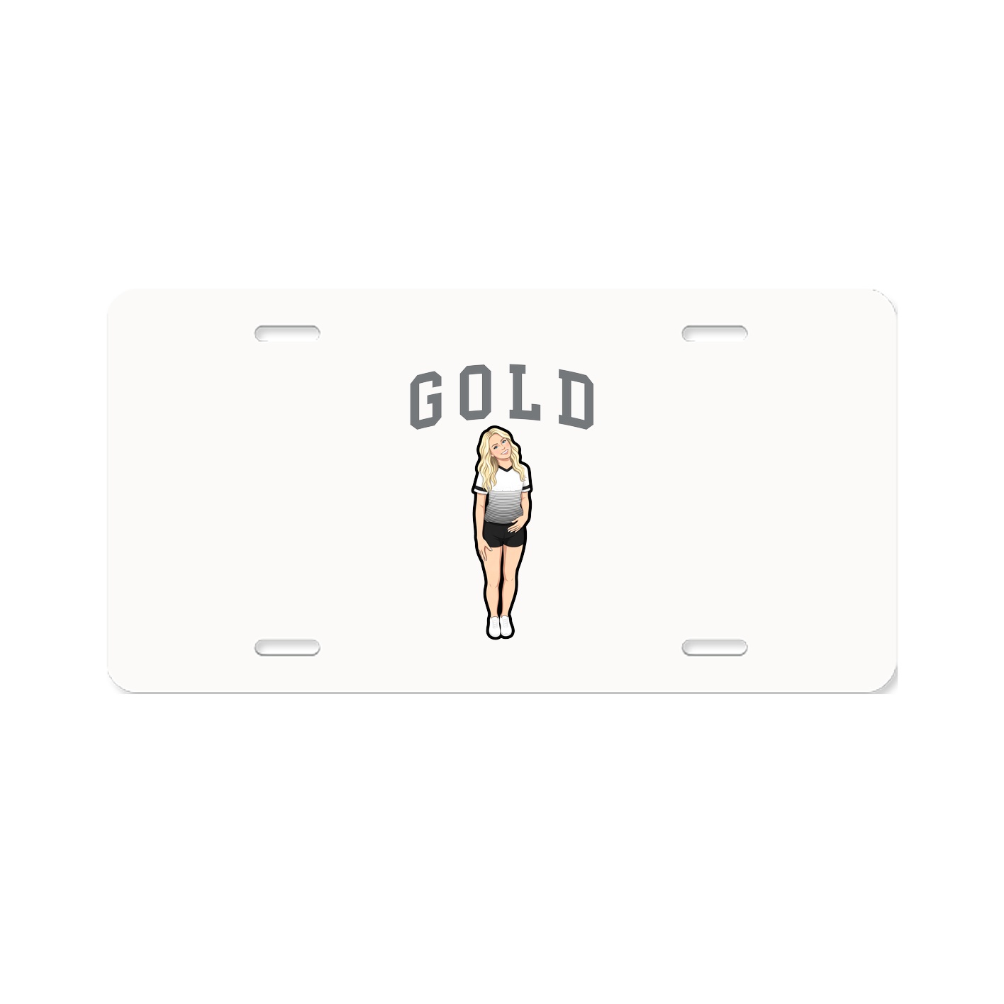 License Plate — Shirsey in Classic