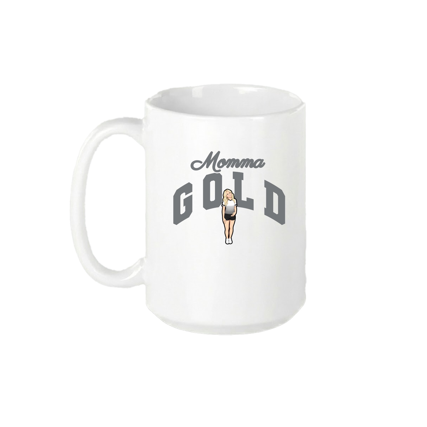 15oz Coffee Mug — Mothers Day Arch in White