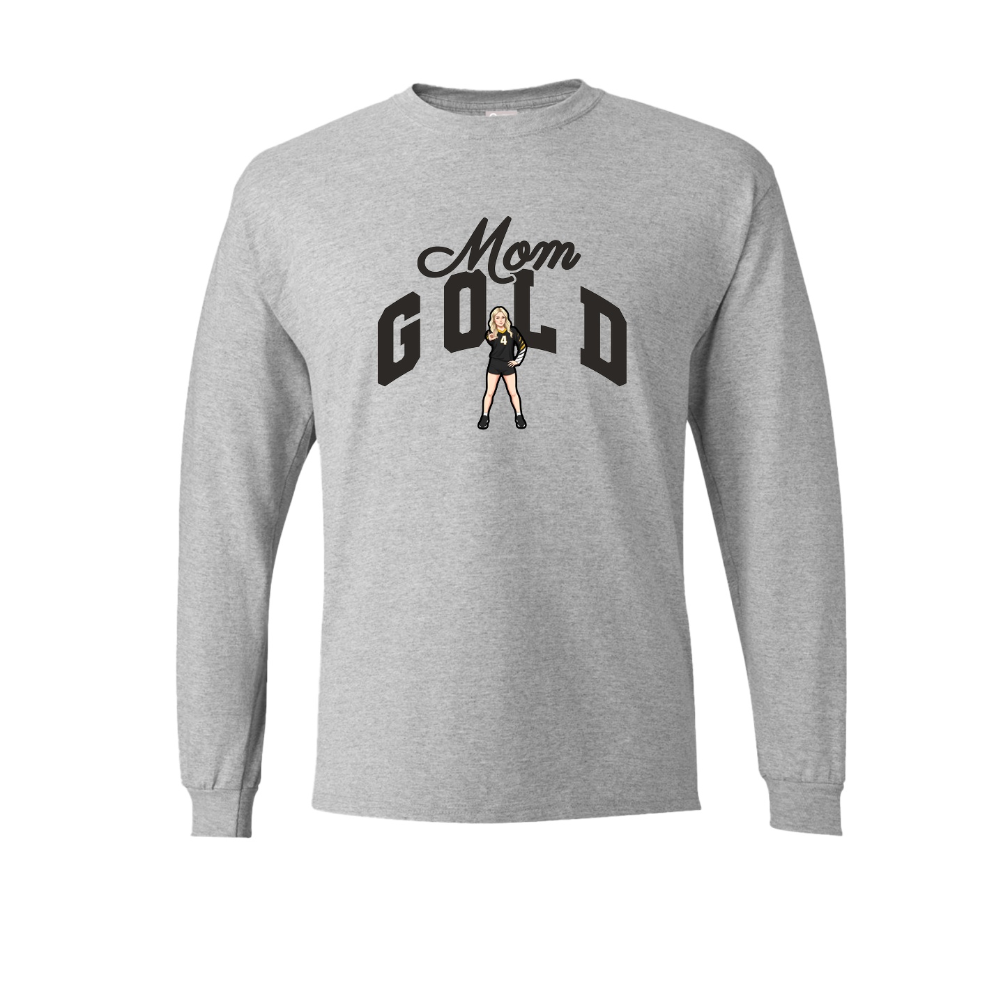 Long Sleeve Tee — Mothers Day Arch in Grey