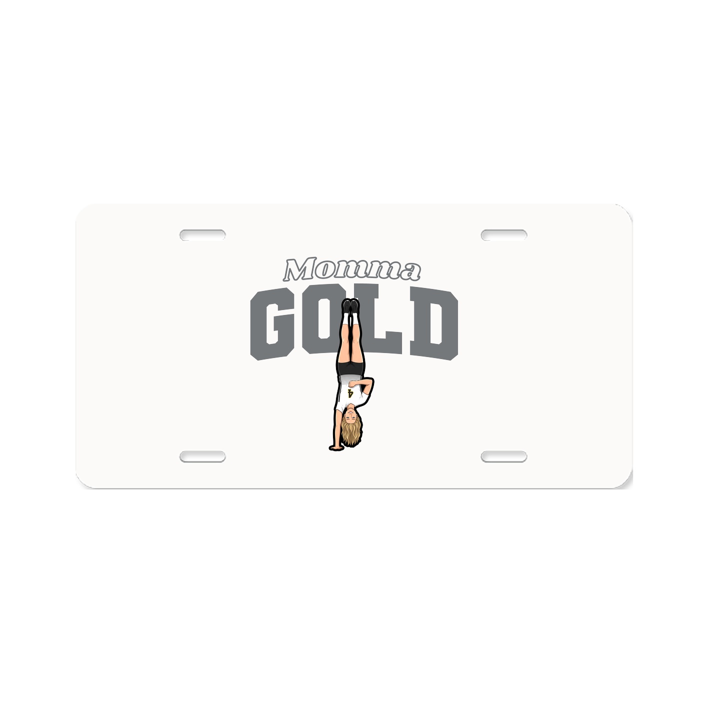 License Plate — Mothers Day Block in Classic