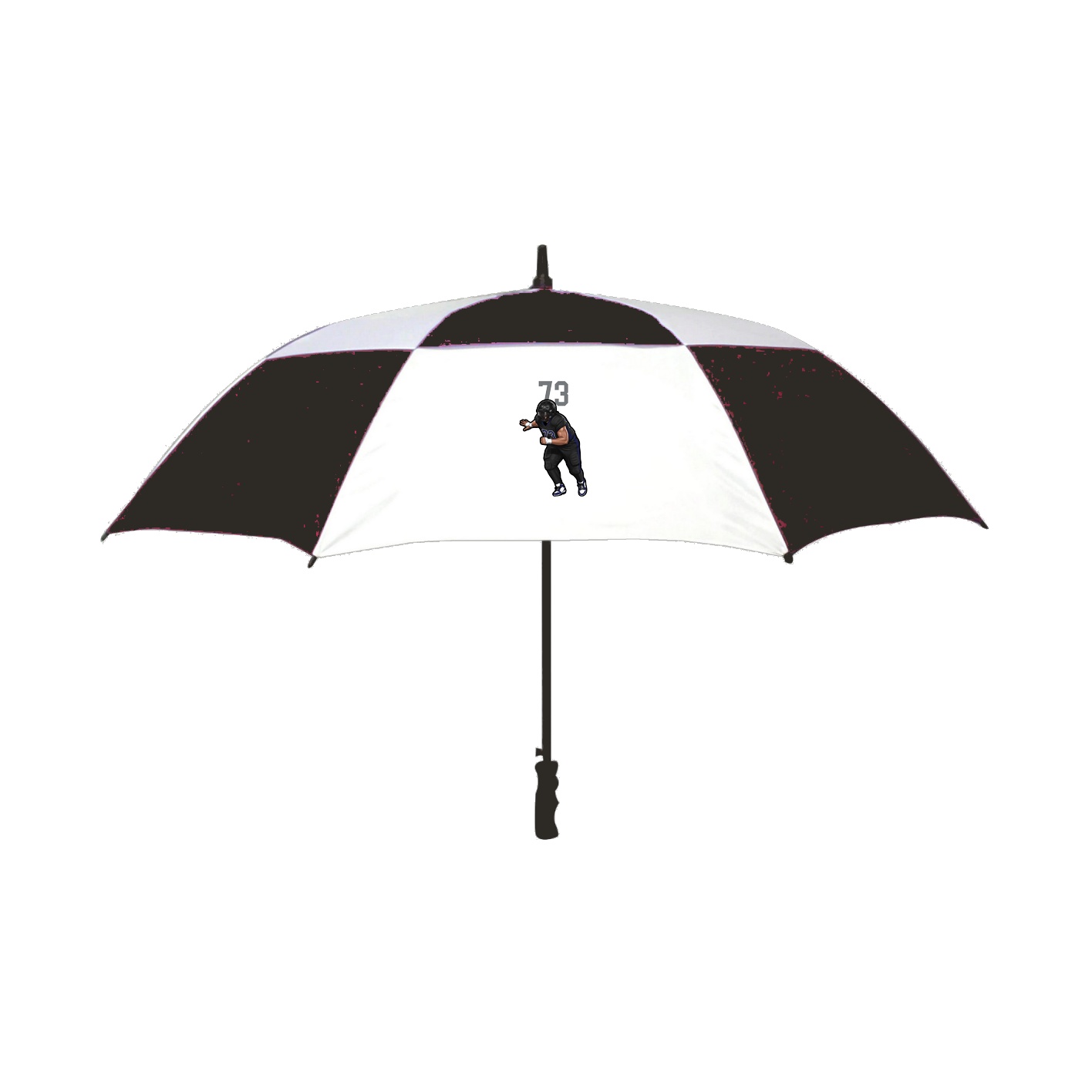 Golf Umbrella — Number Top in Black