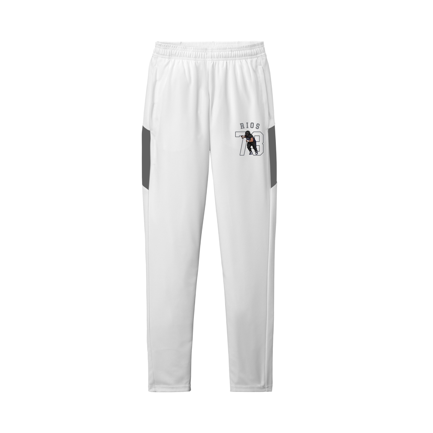 Team Travel Pant — Shirsey Arch in White/Grey