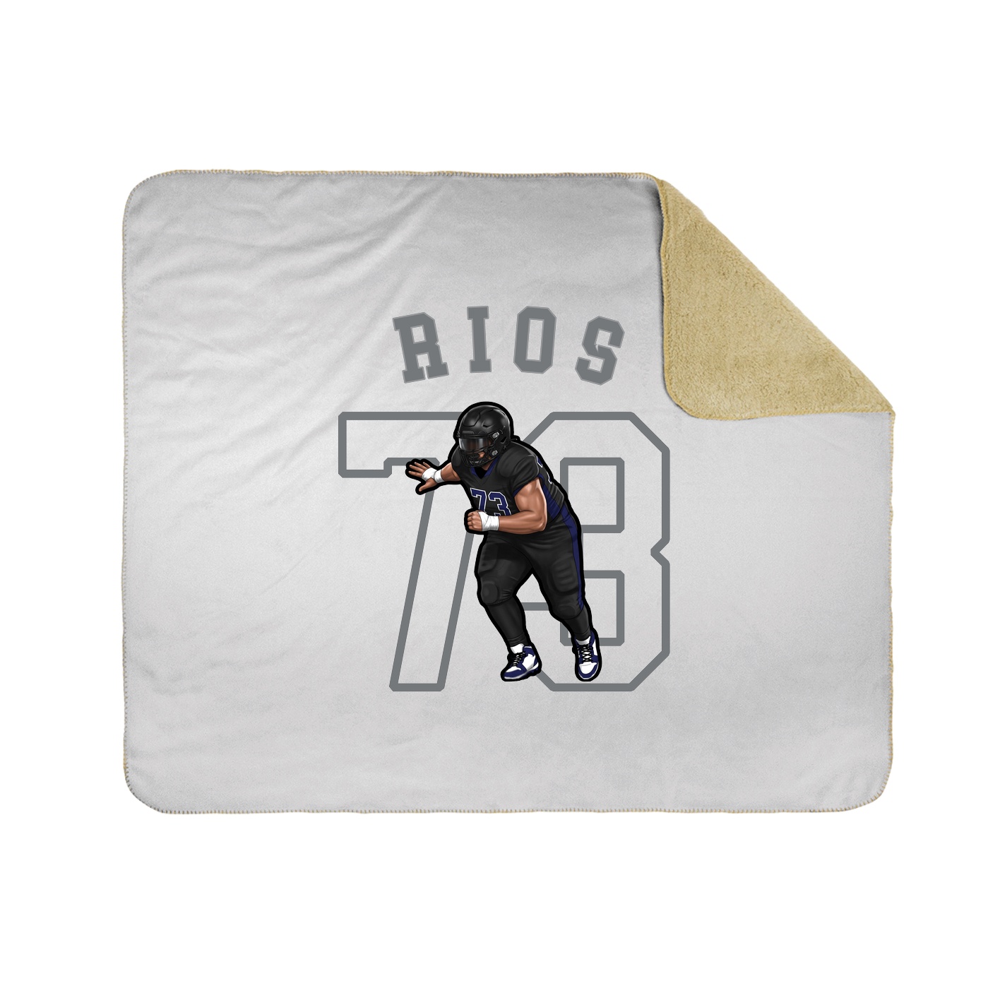 Throw Blanket — Shirsey Arch in White
