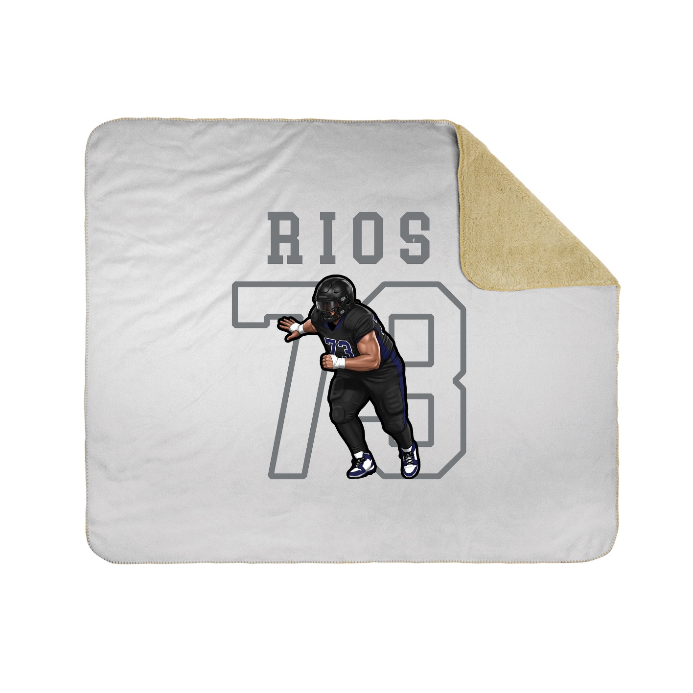 Throw Blanket — Shirsey in White