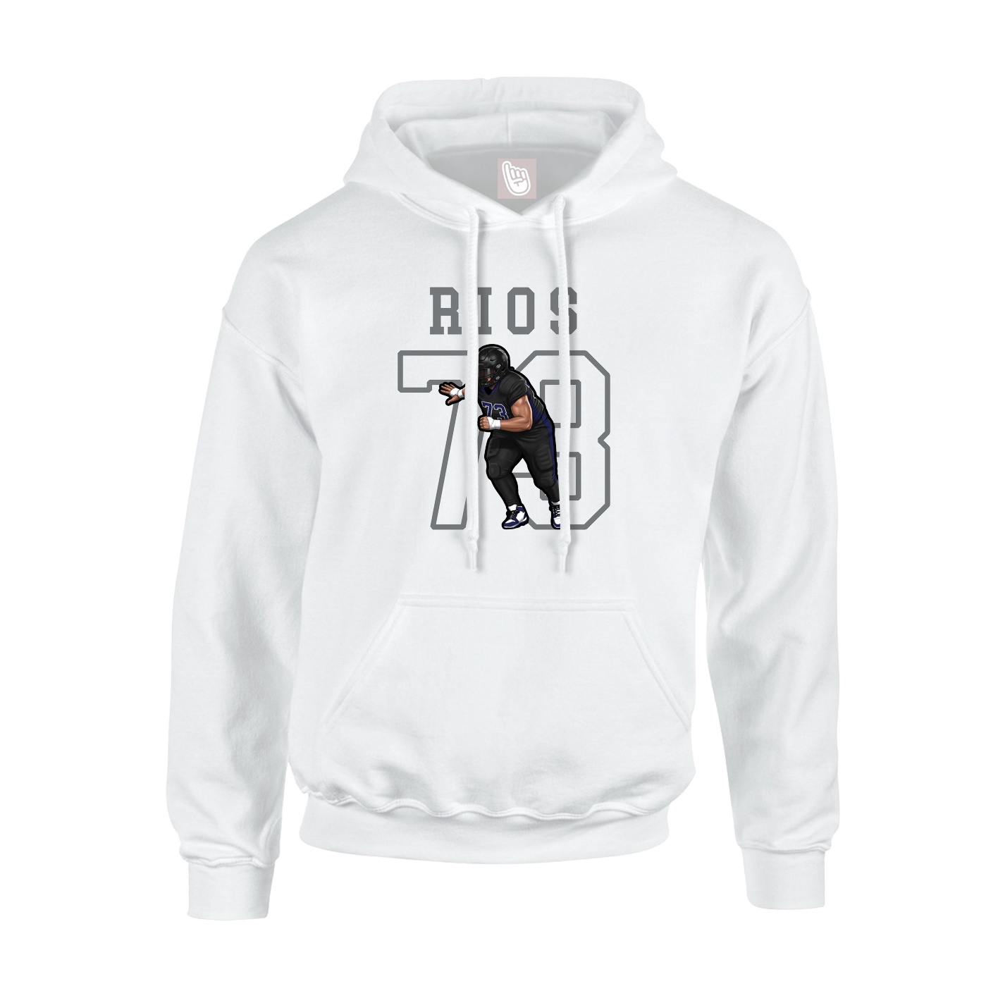 Youth Hoodie — Shirsey in White