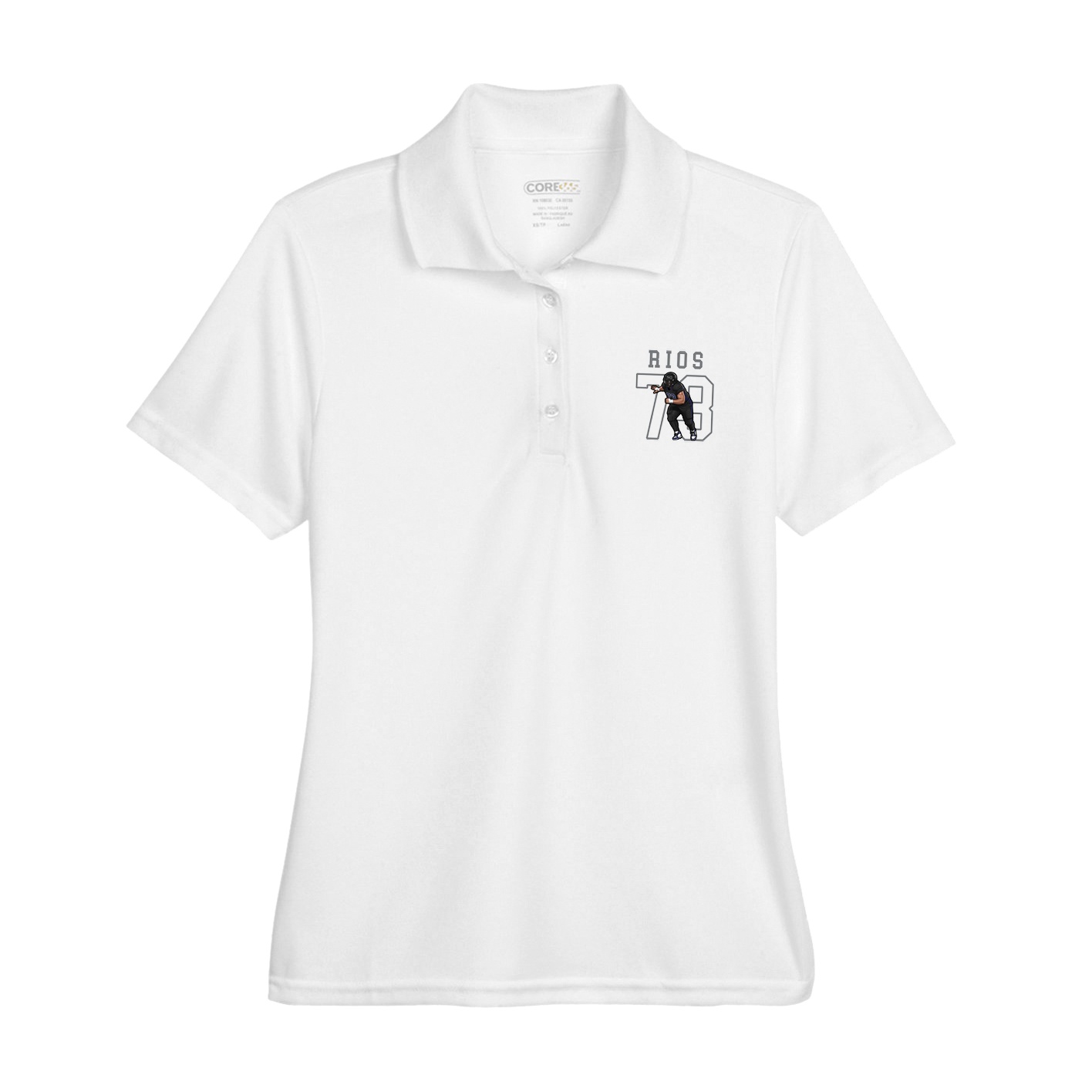 Womens Performance Polo — Shirsey in White