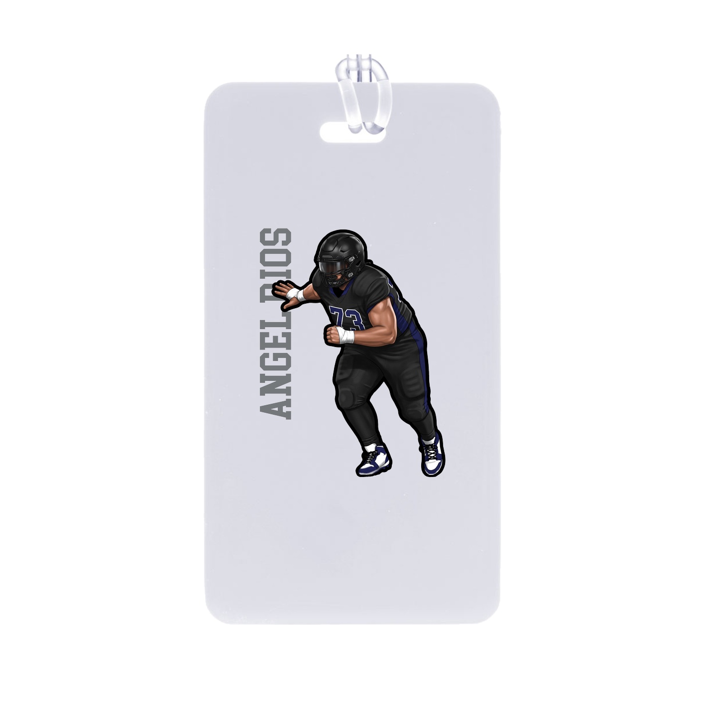 Bag Tag — Name Vertical in Classic