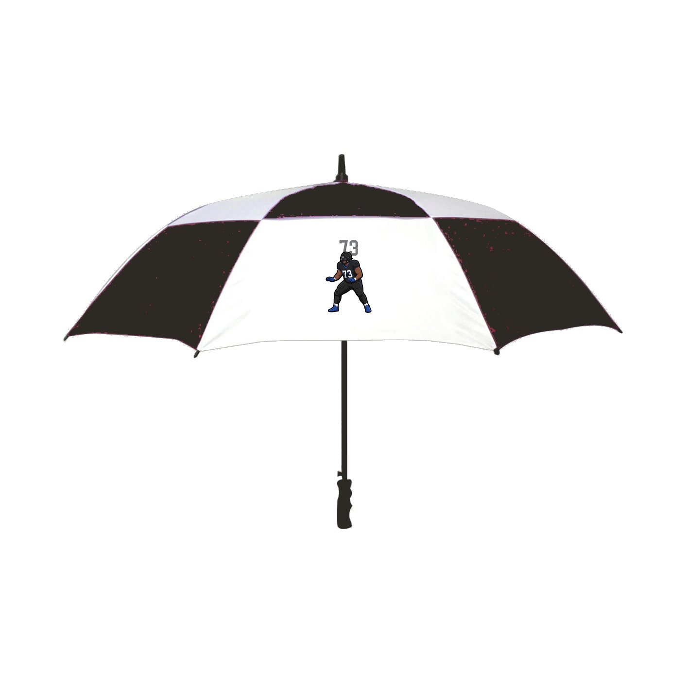 Golf Umbrella — Number Top in Black