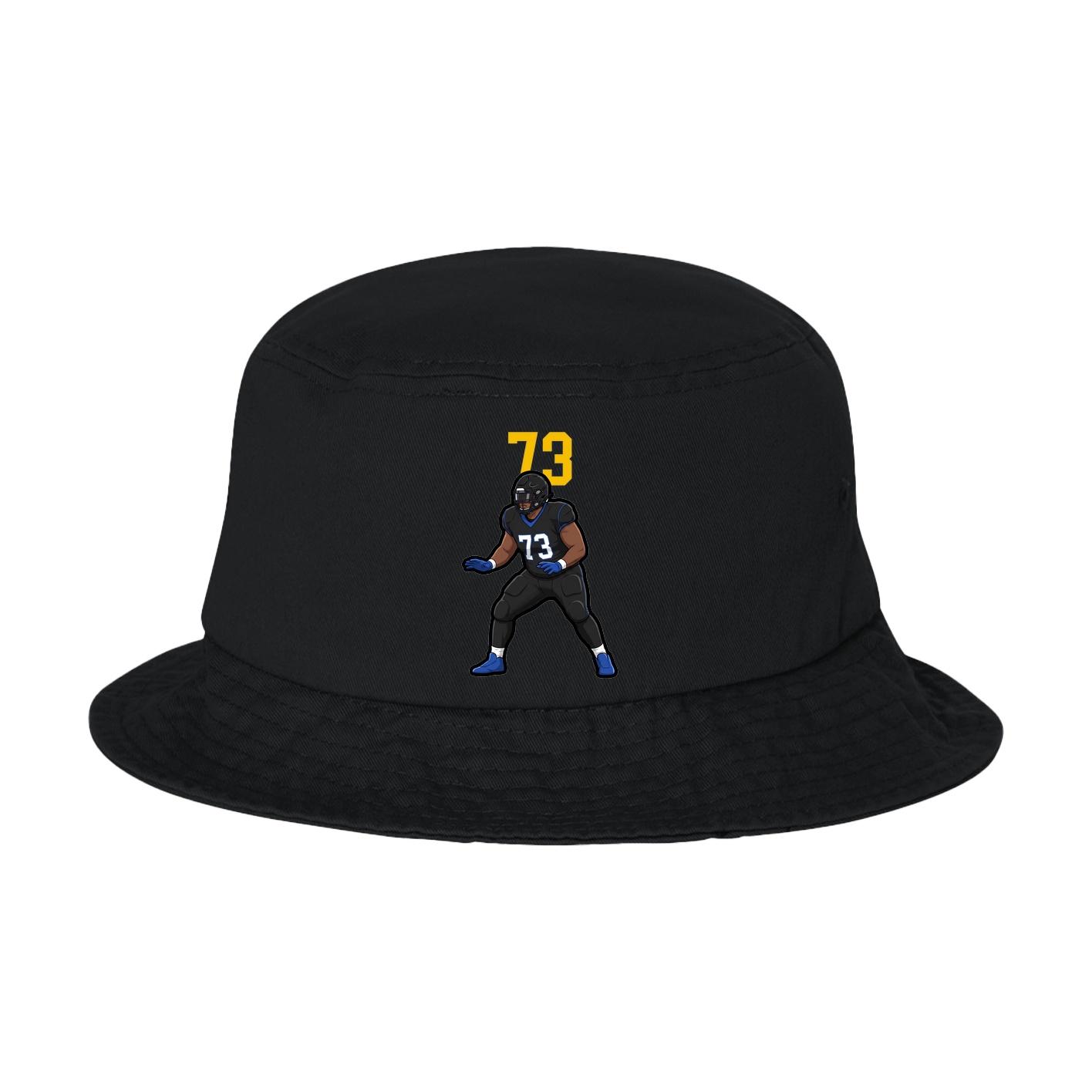 Bucket Cap — Number Top in Black