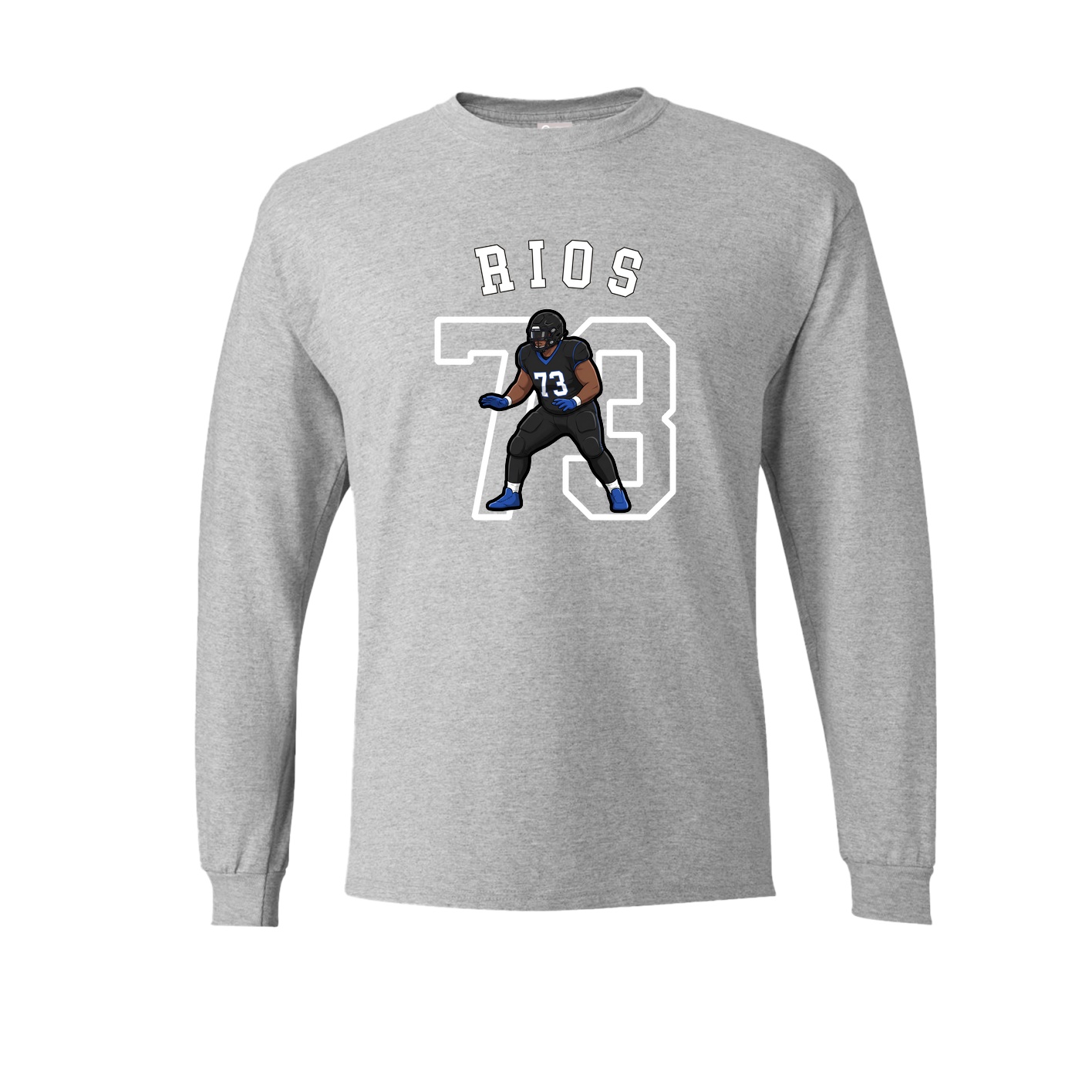 Long Sleeve Tee — Shirsey Arch in Grey