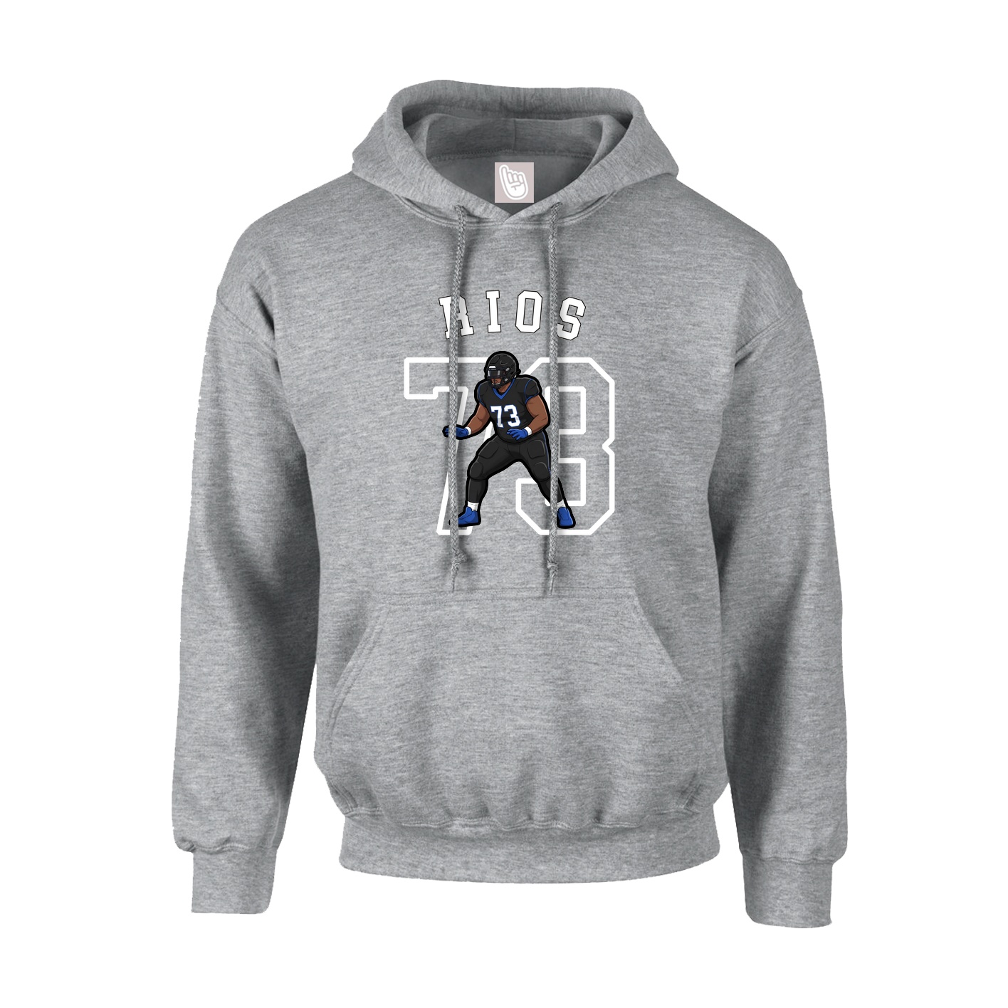 Youth Hoodie — Shirsey Arch in Grey